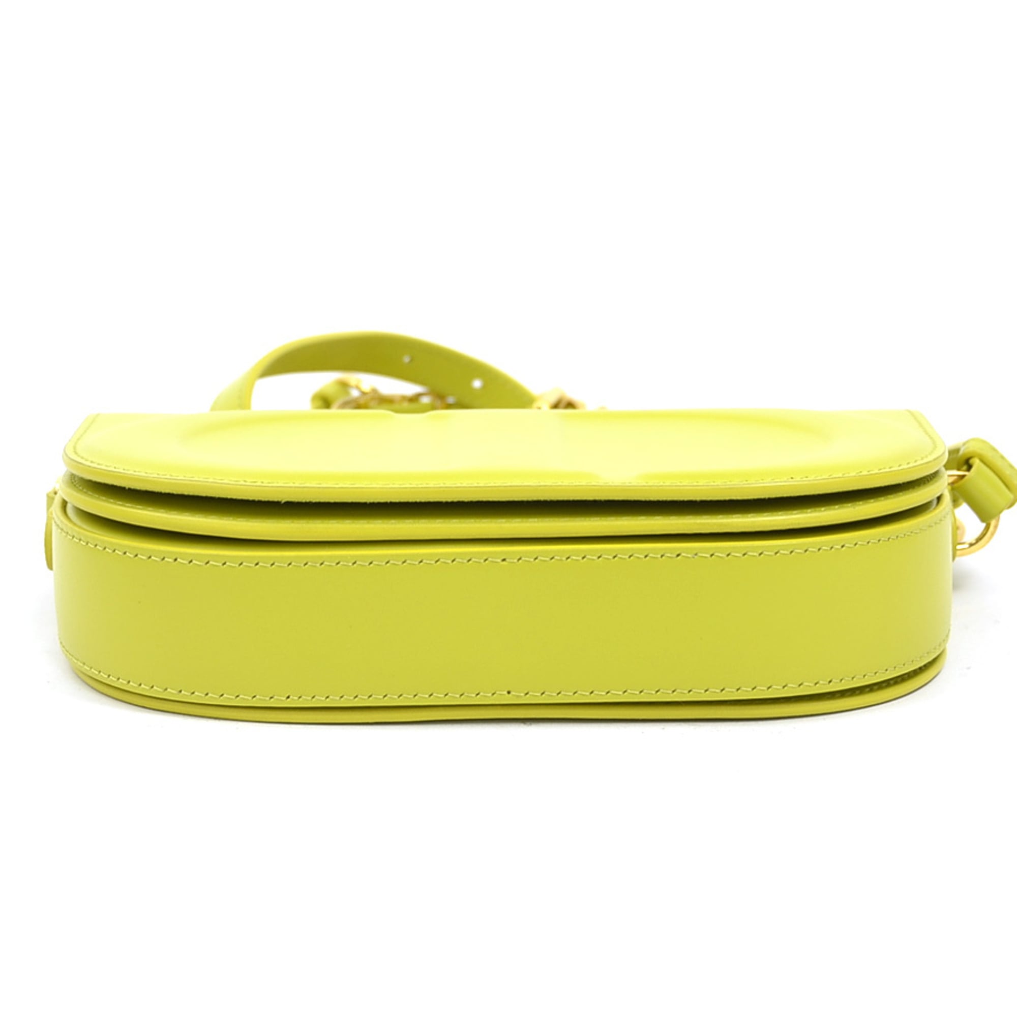 Christian Dior Yellow Leather Shoulder Bag (Pre-Owned)