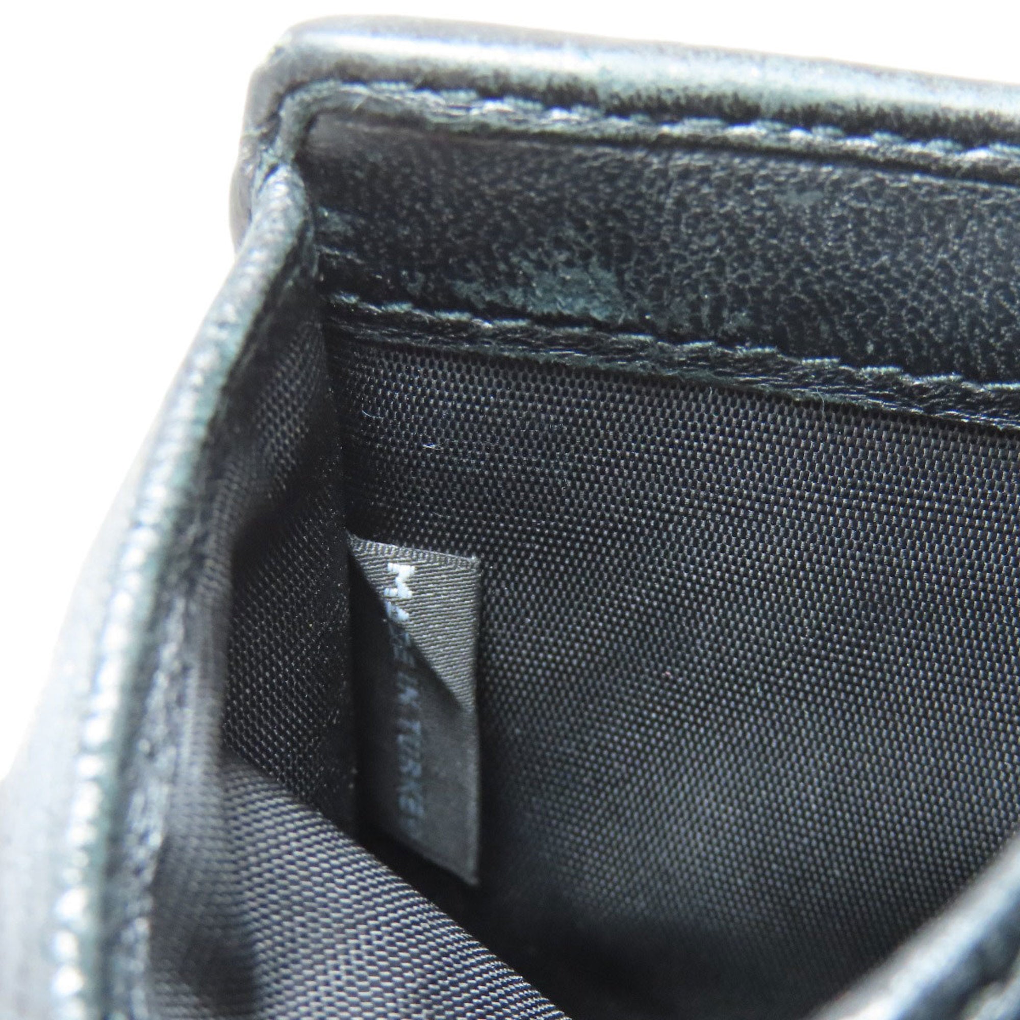 Miu Miu Black Leather Wallet (Bi-Fold) (Pre-Owned)