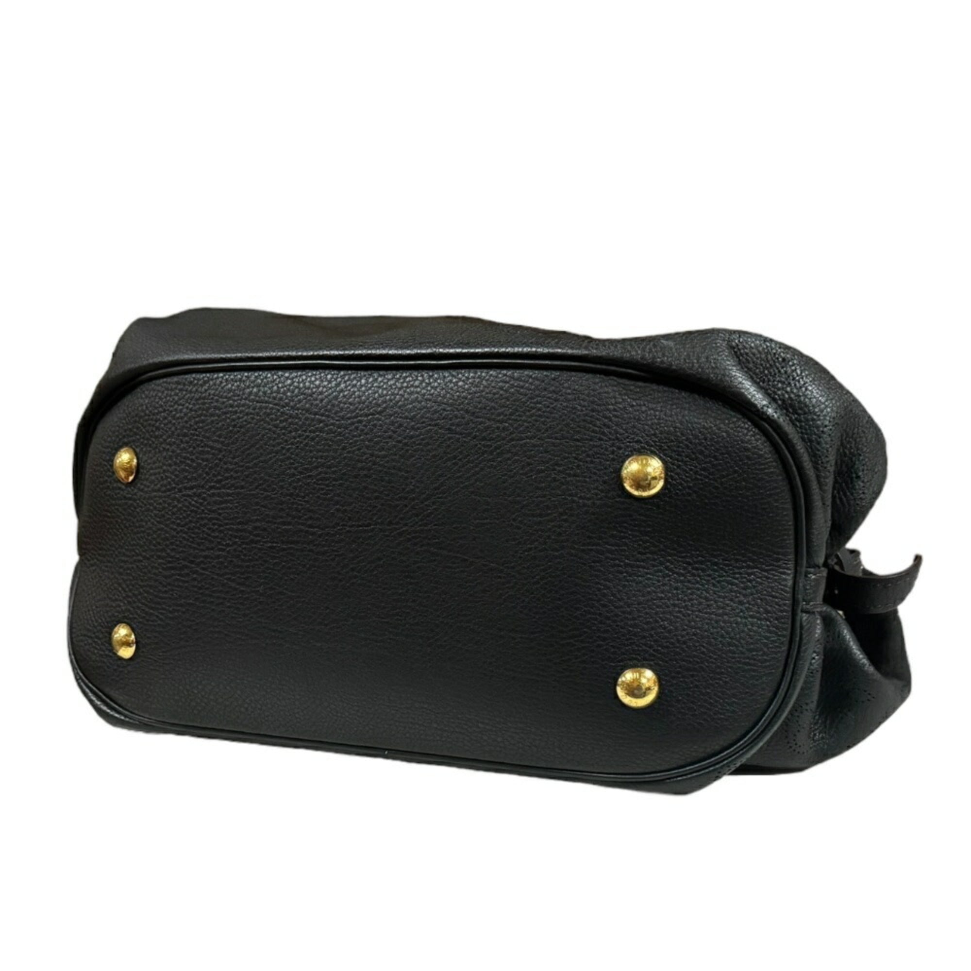 Louis Vuitton Black Noir Mahina Leather Handbag (Pre-Owned)