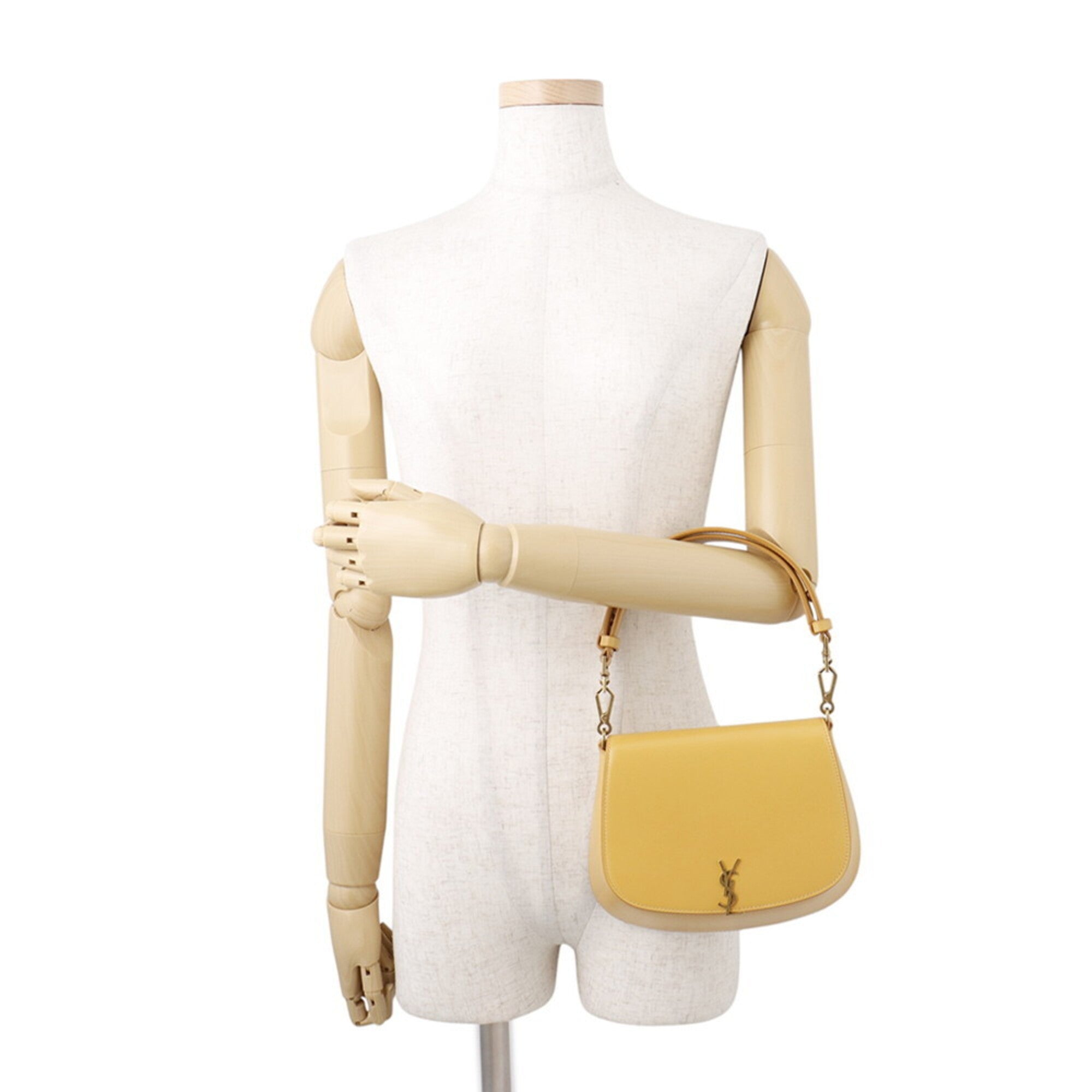 Yves Saint Laurent Yellow Leather Handbag (Pre-Owned)