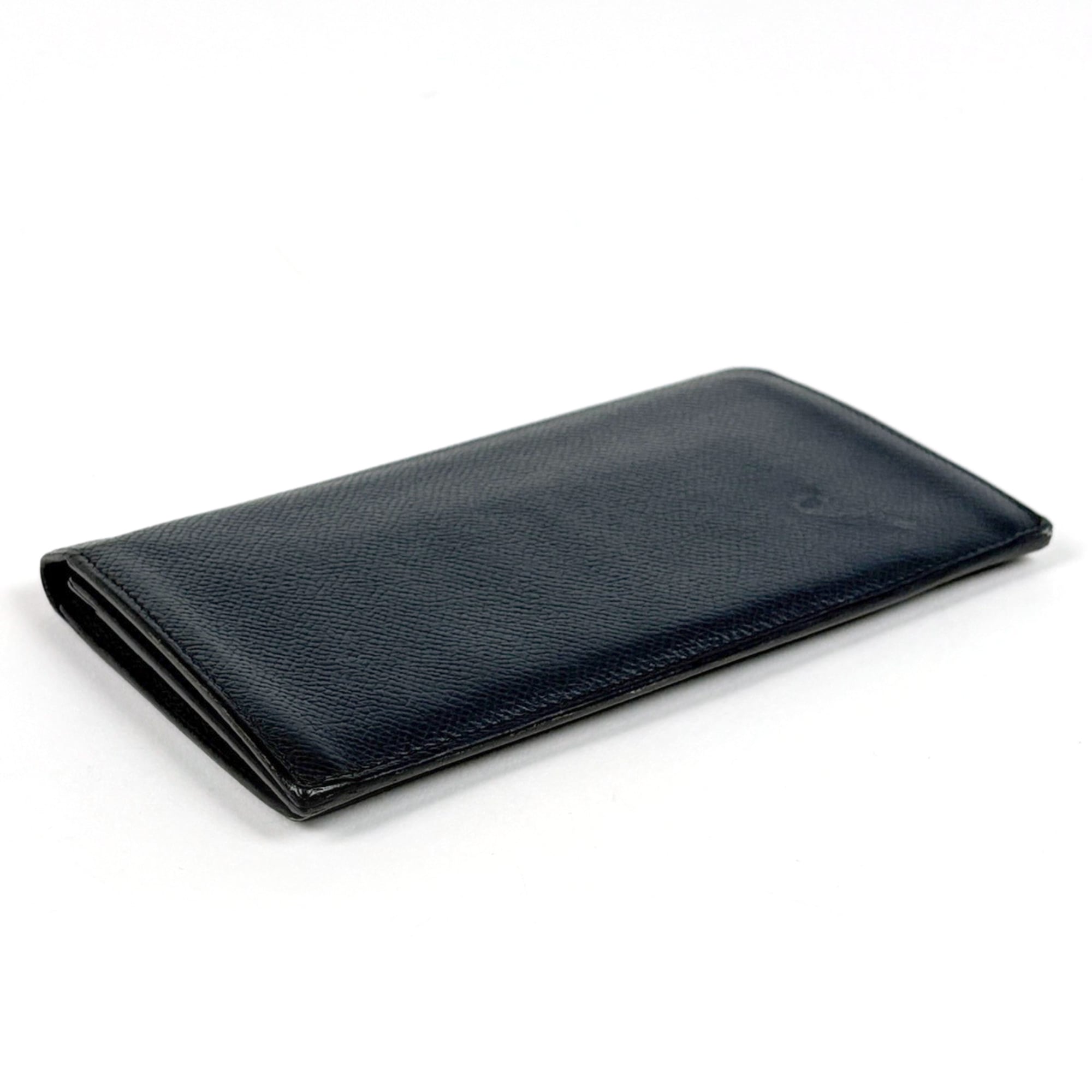 Hermes Blue Epsom Leather Long Wallet (Bi-Fold) (Pre-Owned)