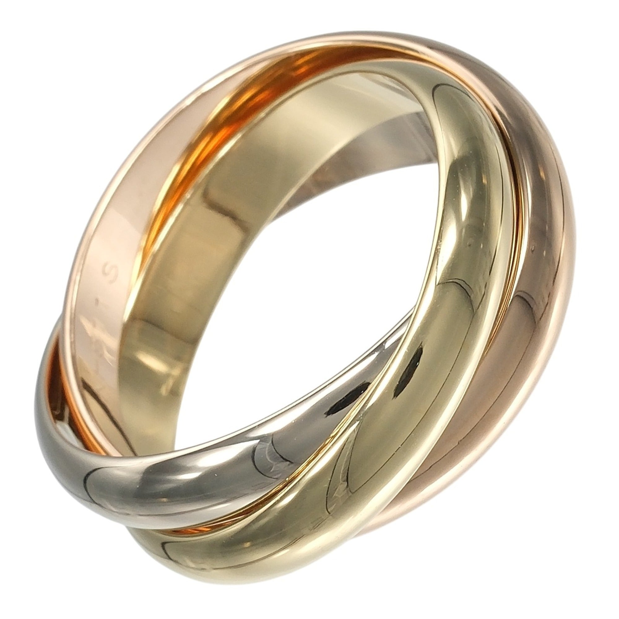 Cartier Yellow Gold (18K) Pink Gold (18K) White Gold (18K) Band Ring (Pre-Owned)