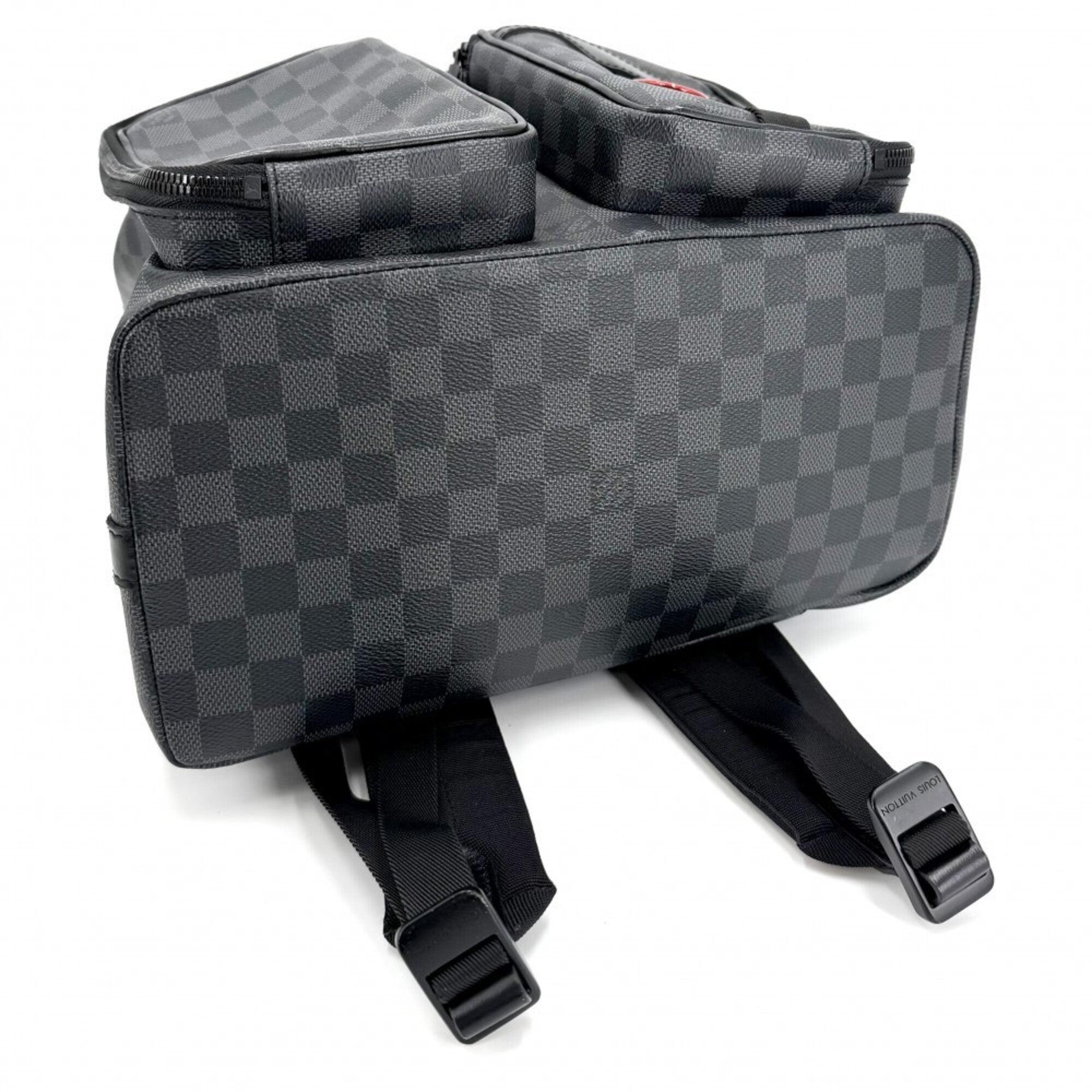 Louis Vuitton Black Damier Graphite Backpack (Pre-Owned)