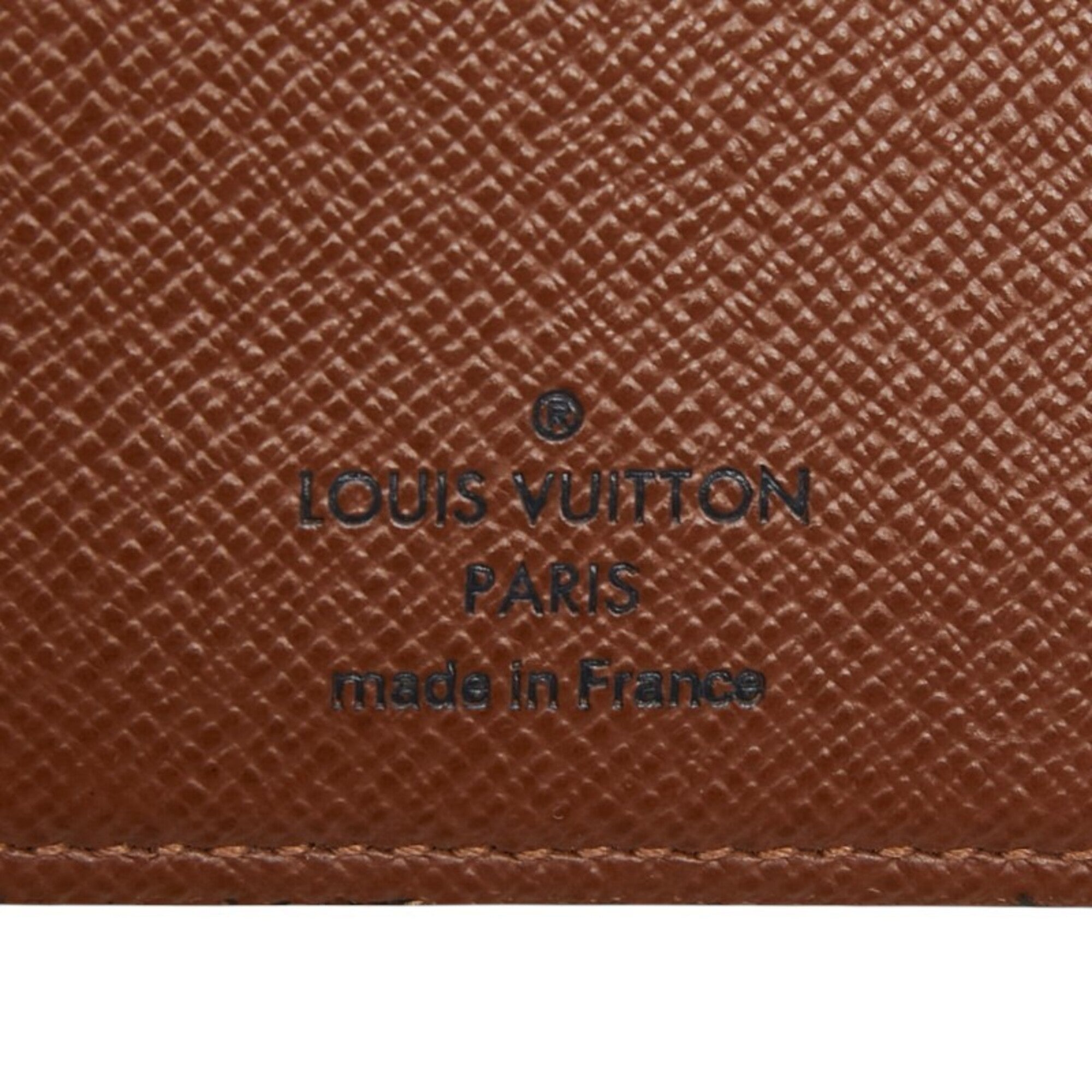 Louis Vuitton Brown Pvc Leather Long Wallet (Bi-Fold) (Pre-Owned)