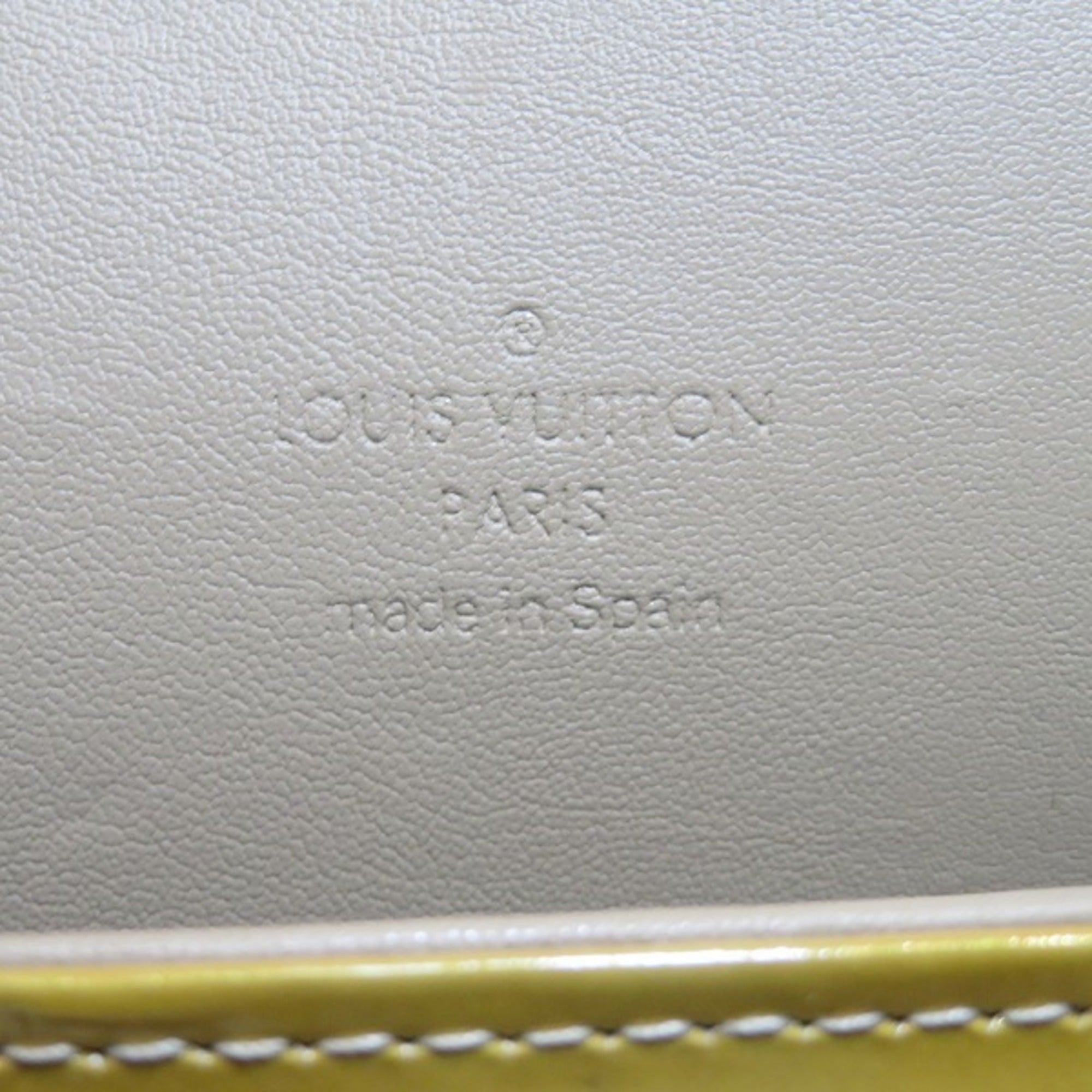 Louis Vuitton Jaune Leather Handbag Shoulder Bag (Pre-Owned)