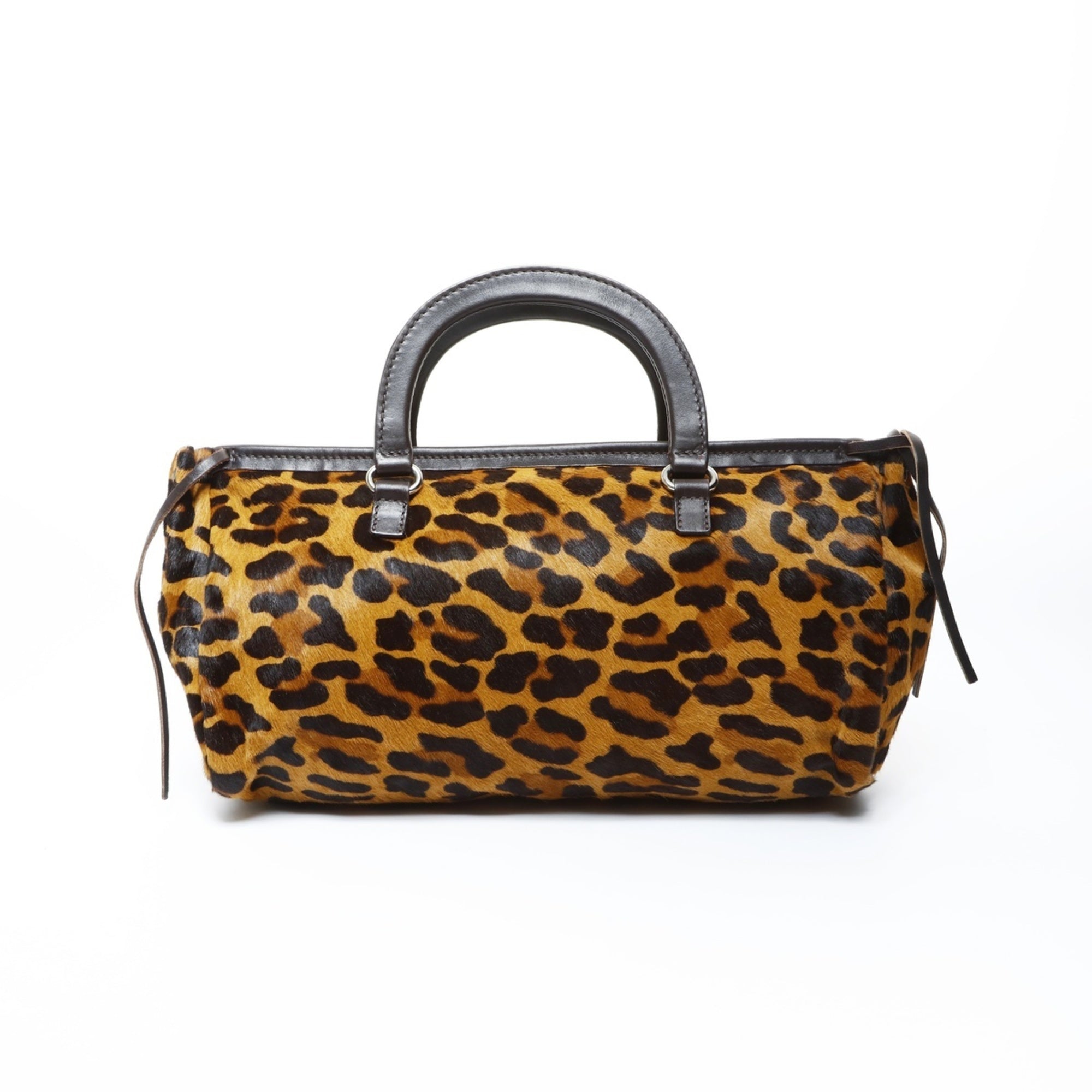 Prada Brown Leather Handbag (Pre-Owned)
