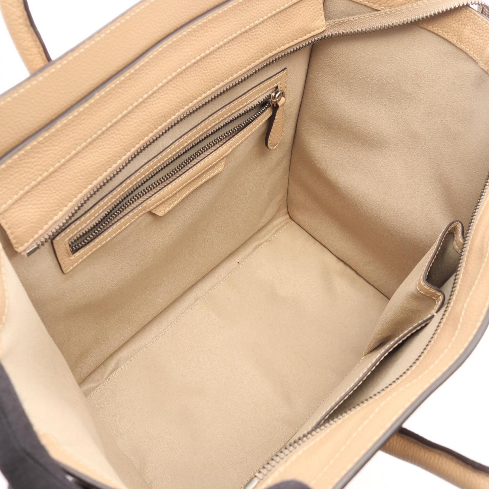 Celine Beige Leather Handbag (Pre-Owned)