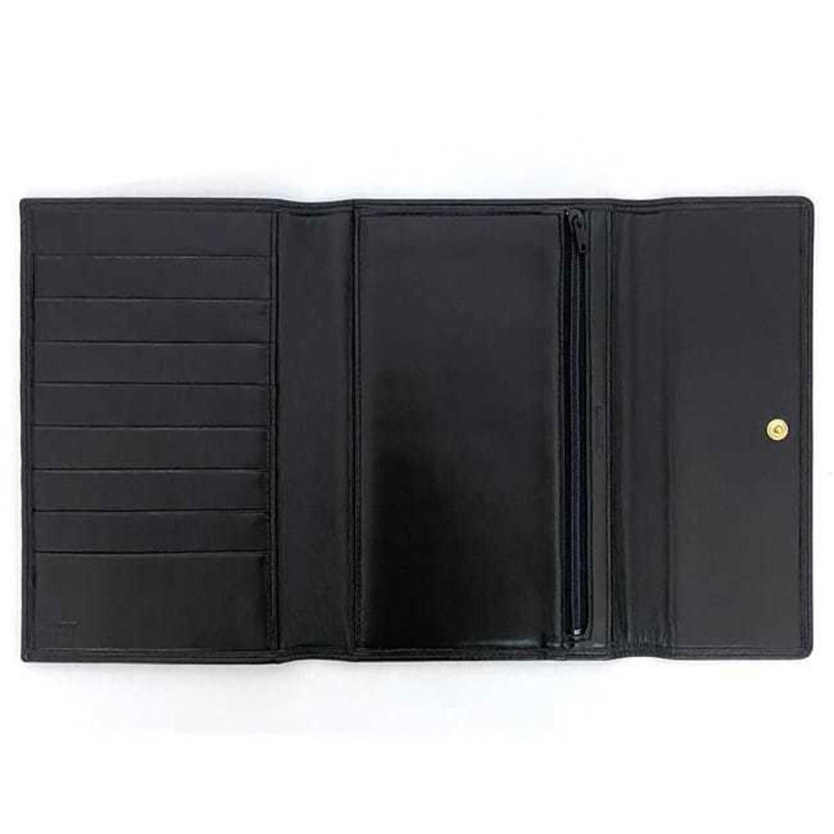 Loewe Black Nappa Leather Leather Wallet (Tri-Fold) (Pre-Owned)