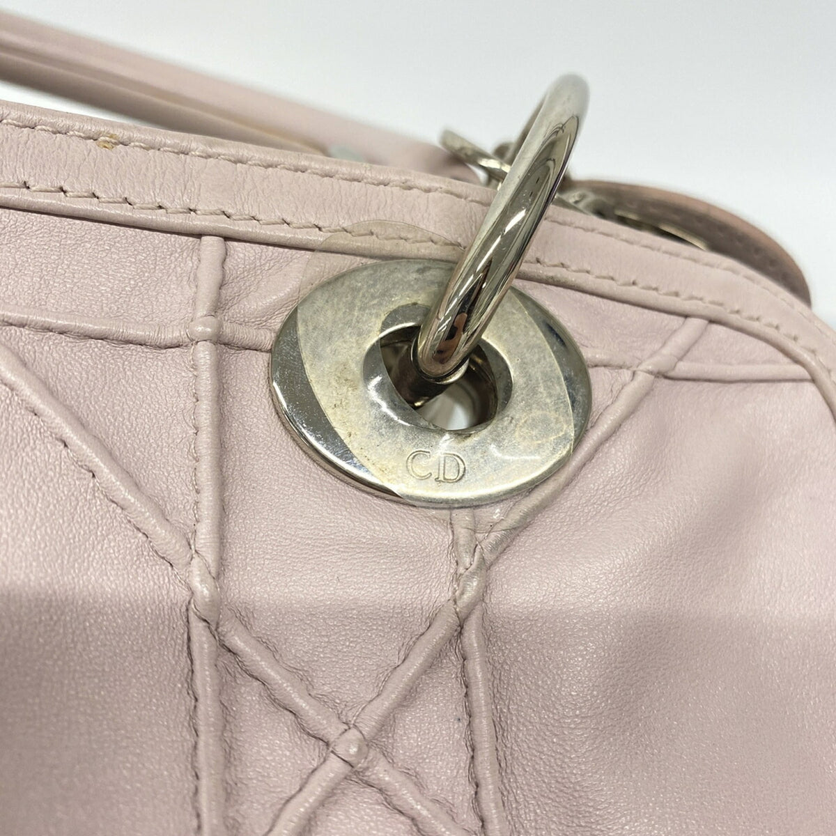 Christian Dior Pink Leather Handbag (Pre-Owned)