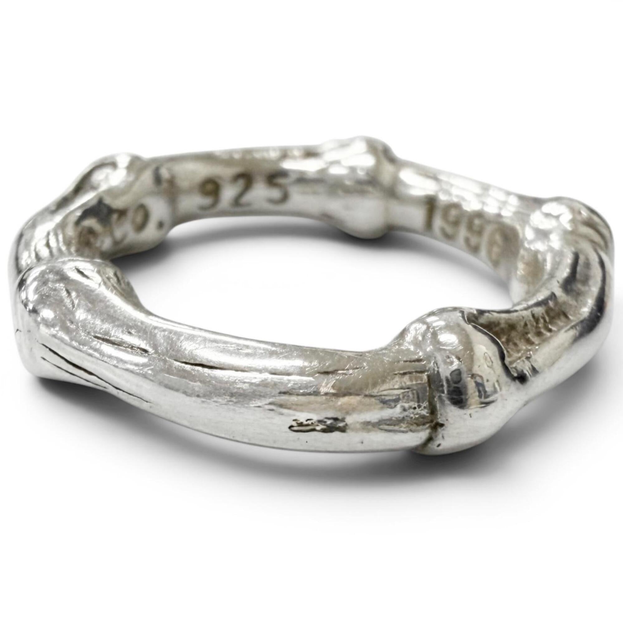 Tiffany Silver Silver 925 Band Ring (Pre-Owned)