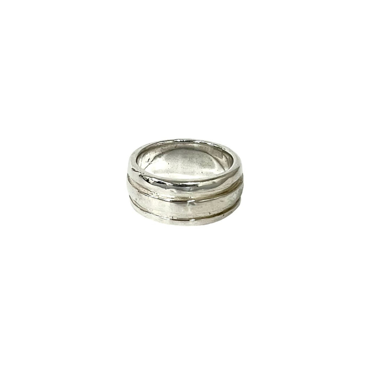 Tiffany Silver Silver 925 Band Ring (Pre-Owned)
