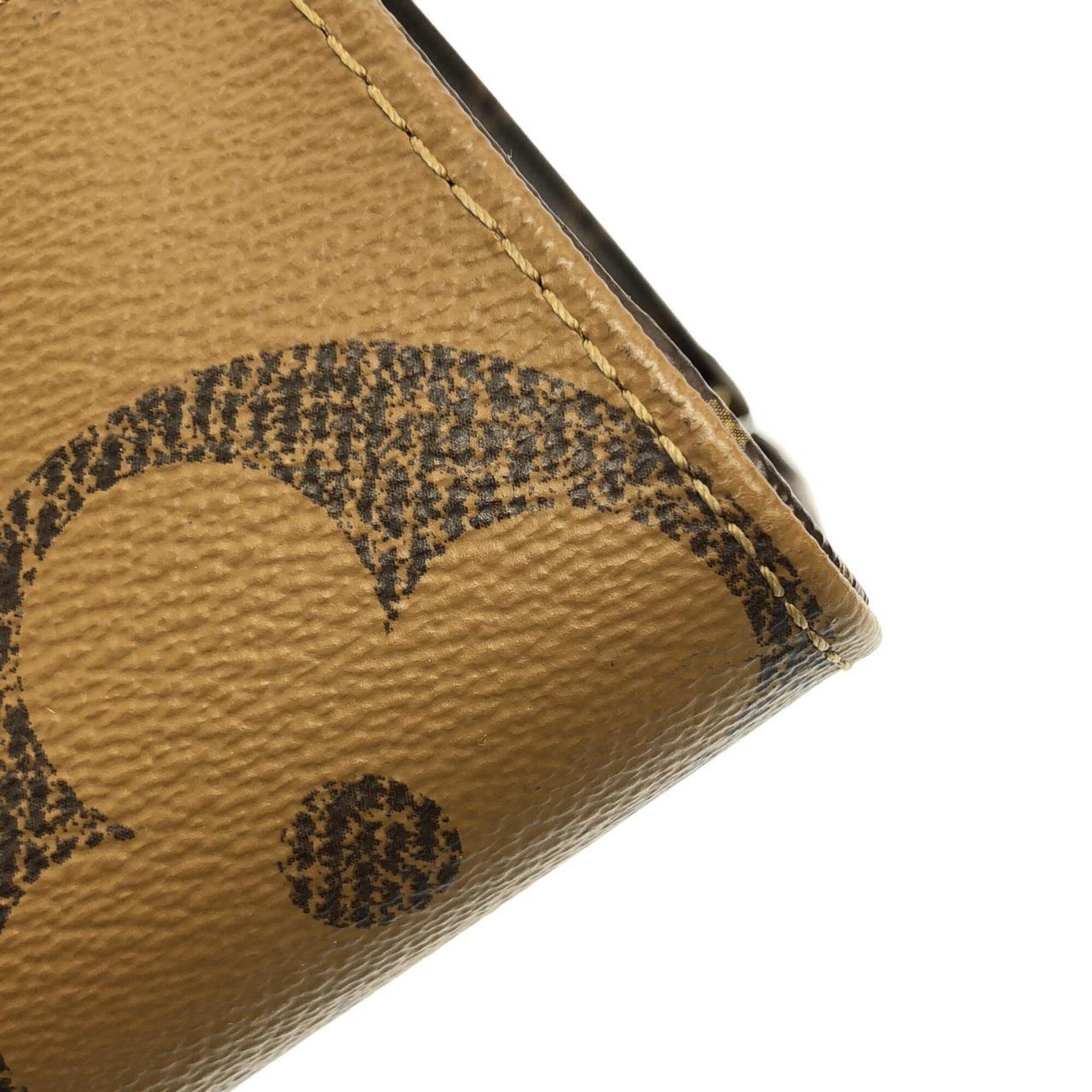 Louis Vuitton Marron Coated Canvas Handbag (Pre-Owned)