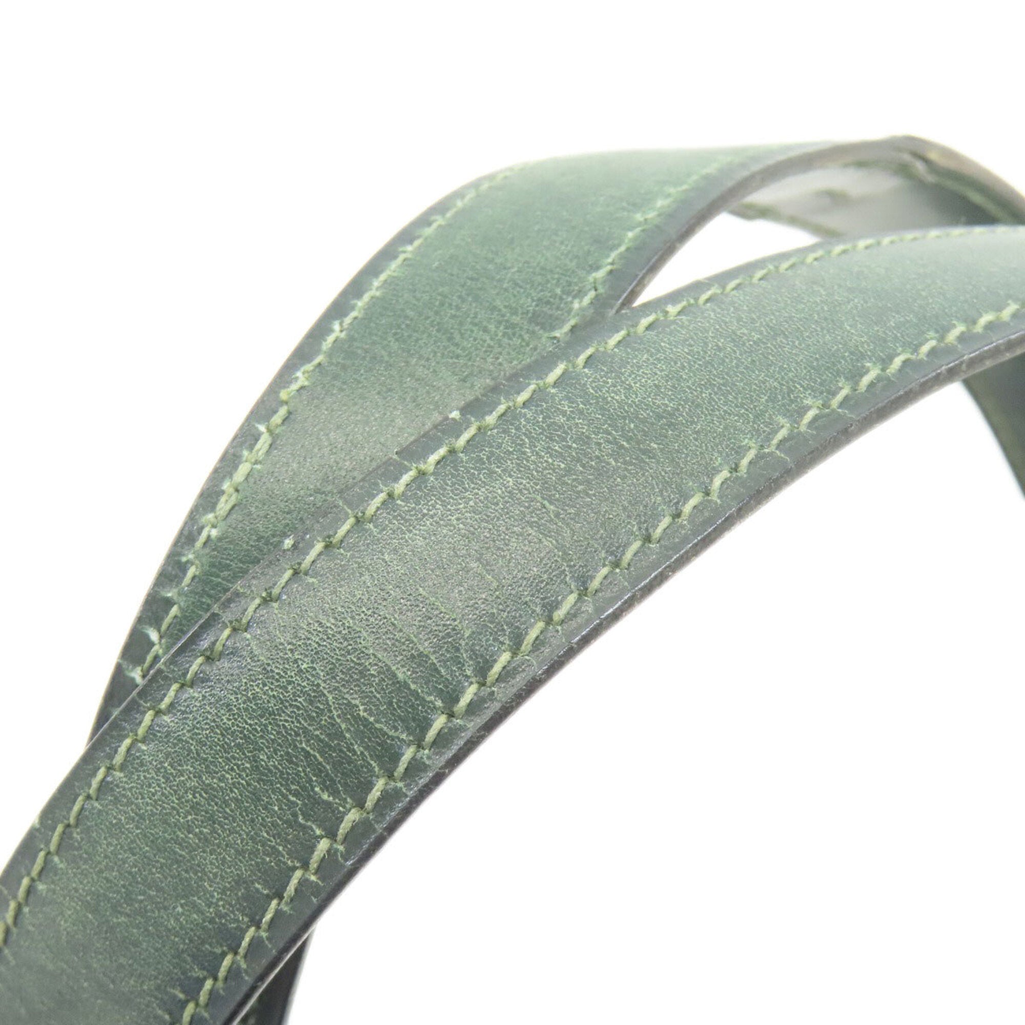 Hermes Green Box Calf Leather Shoulder Bag (Pre-Owned)