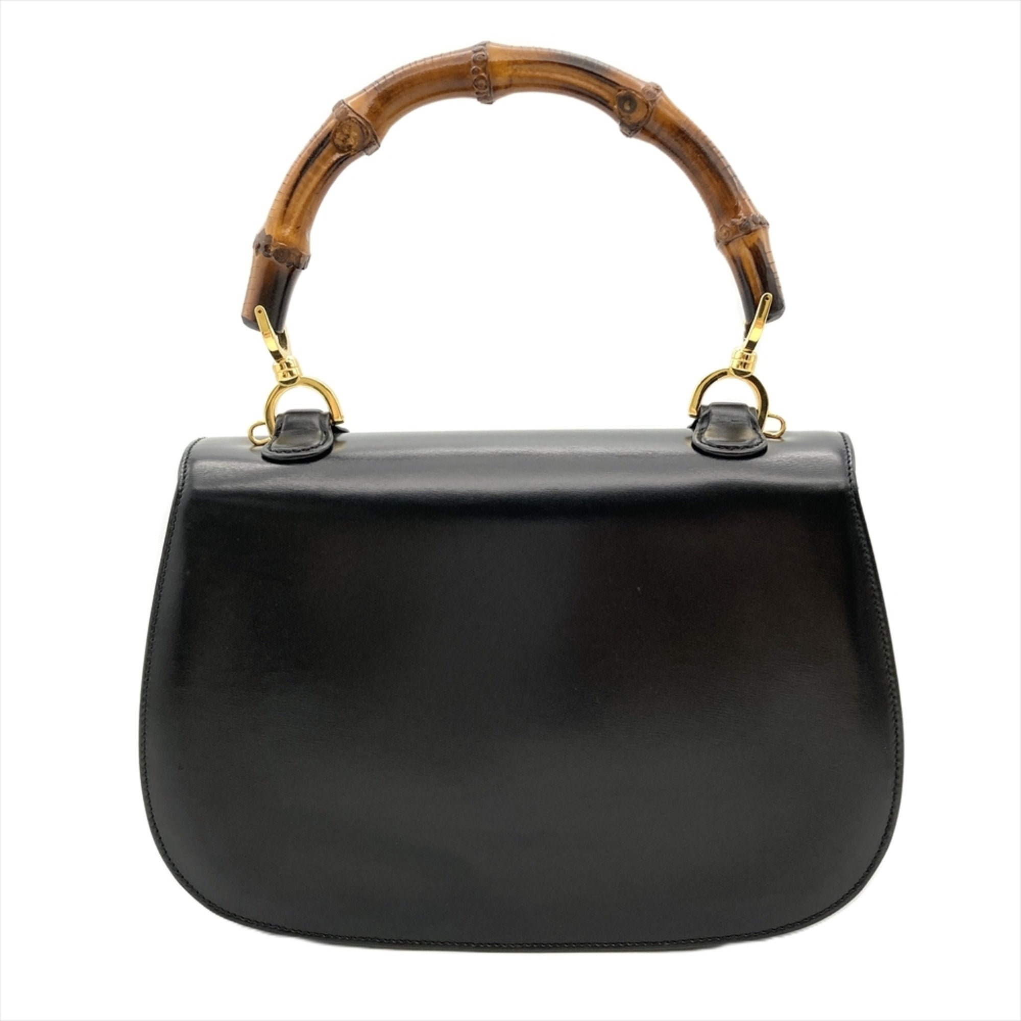 Gucci Black Leather Handbag (Pre-Owned)