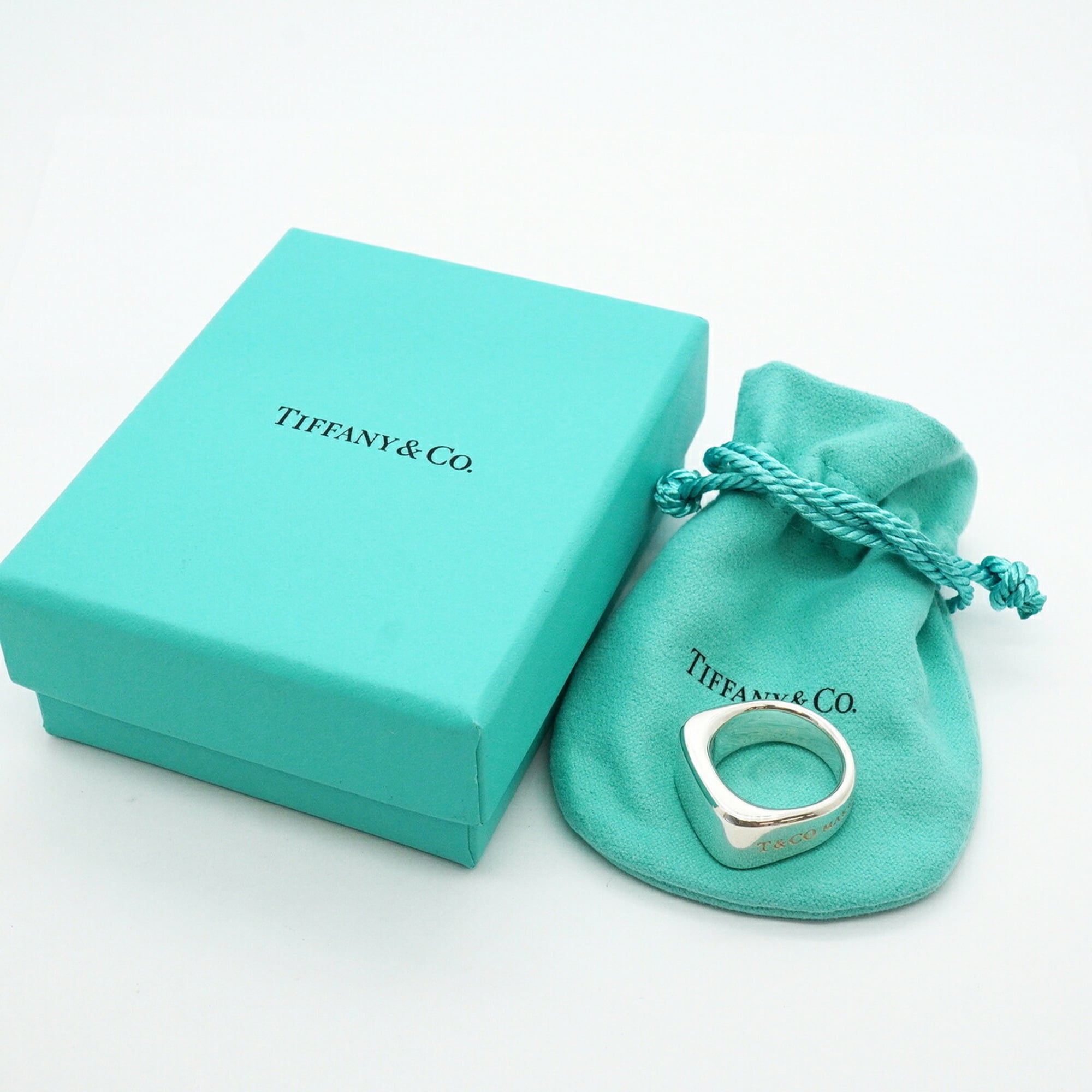 Tiffany Silver 925 Band Ring (Pre-Owned)