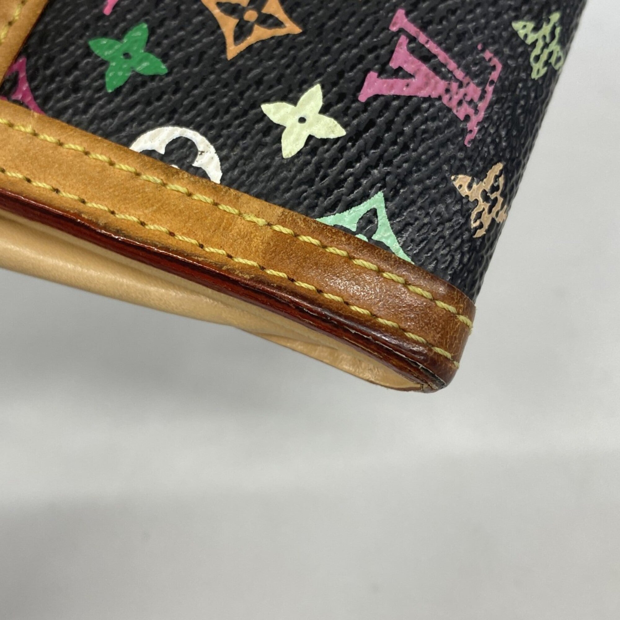 Louis Vuitton Noir Coin Purse/Coin Case (Pre-Owned)