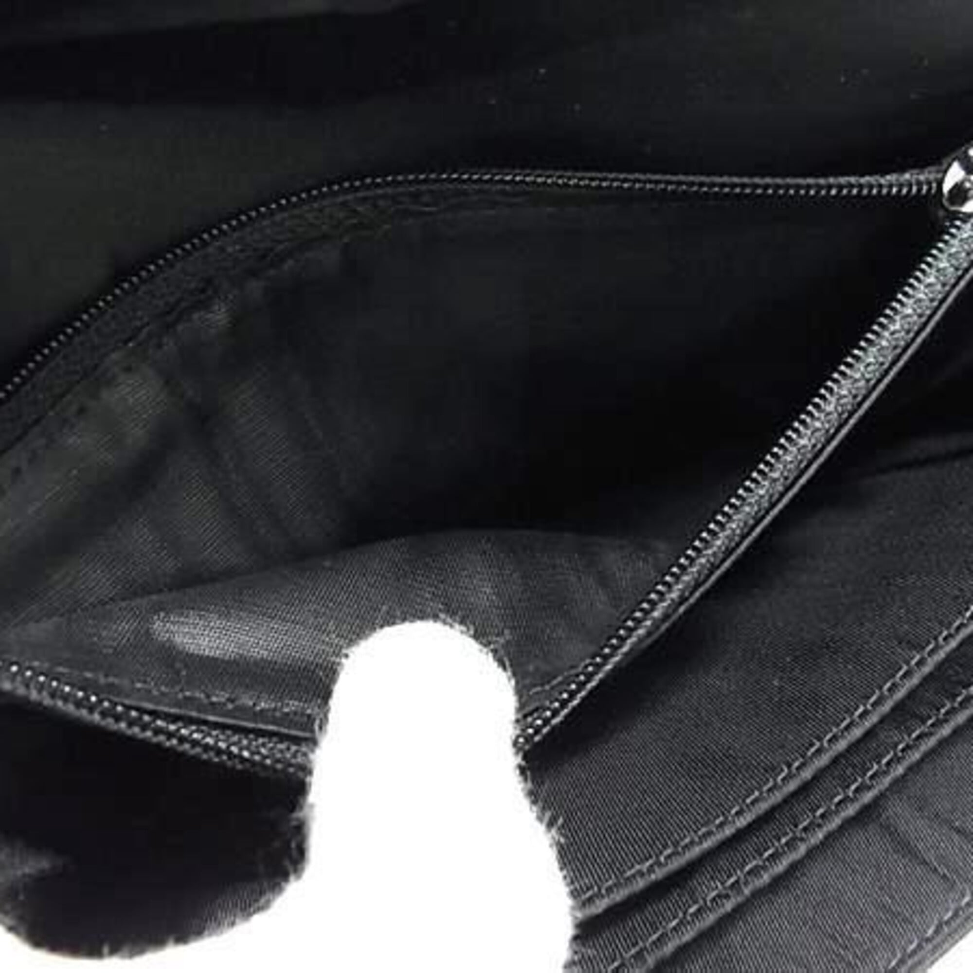 Prada Black Tessuto Long Wallet (Bi-Fold) (Pre-Owned)