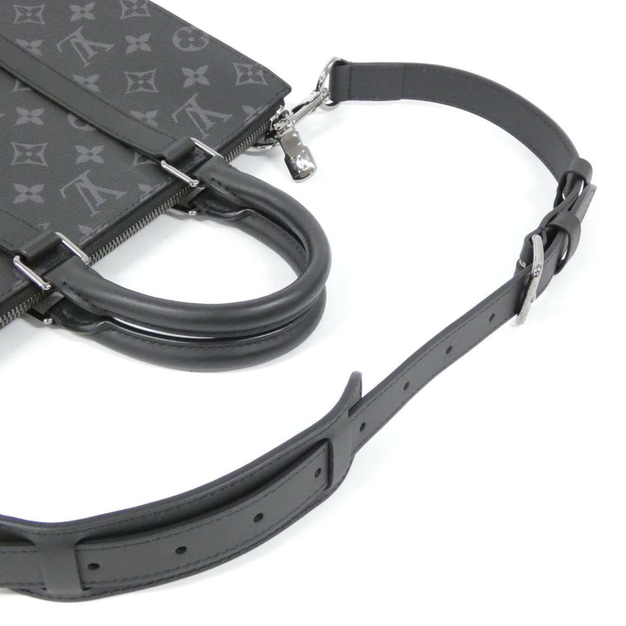 Louis Vuitton Black Coated Canvas Handbag (Pre-Owned)