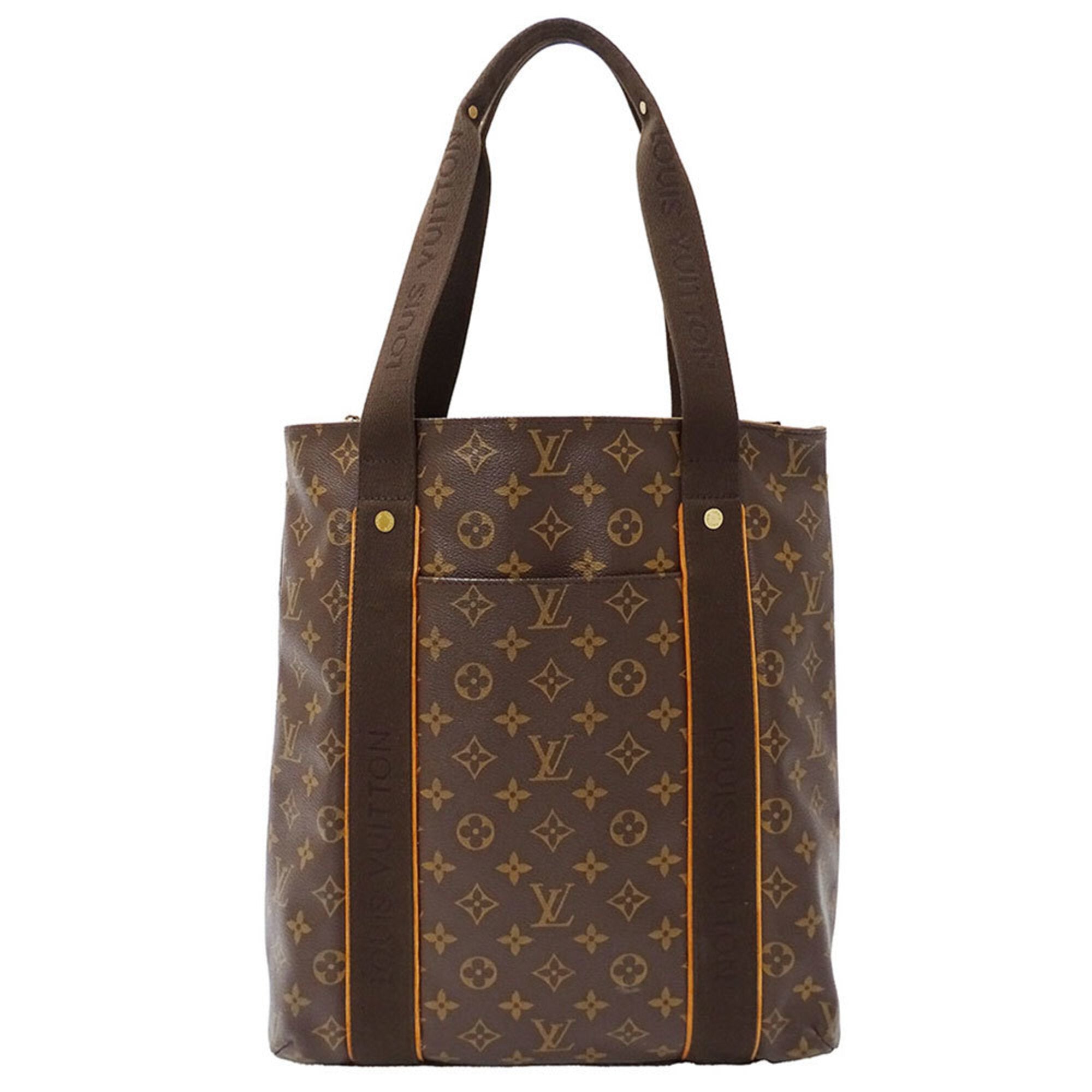 Louis Vuitton Brown Monogram Canvas Handbag Tote Bag (Pre-Owned)