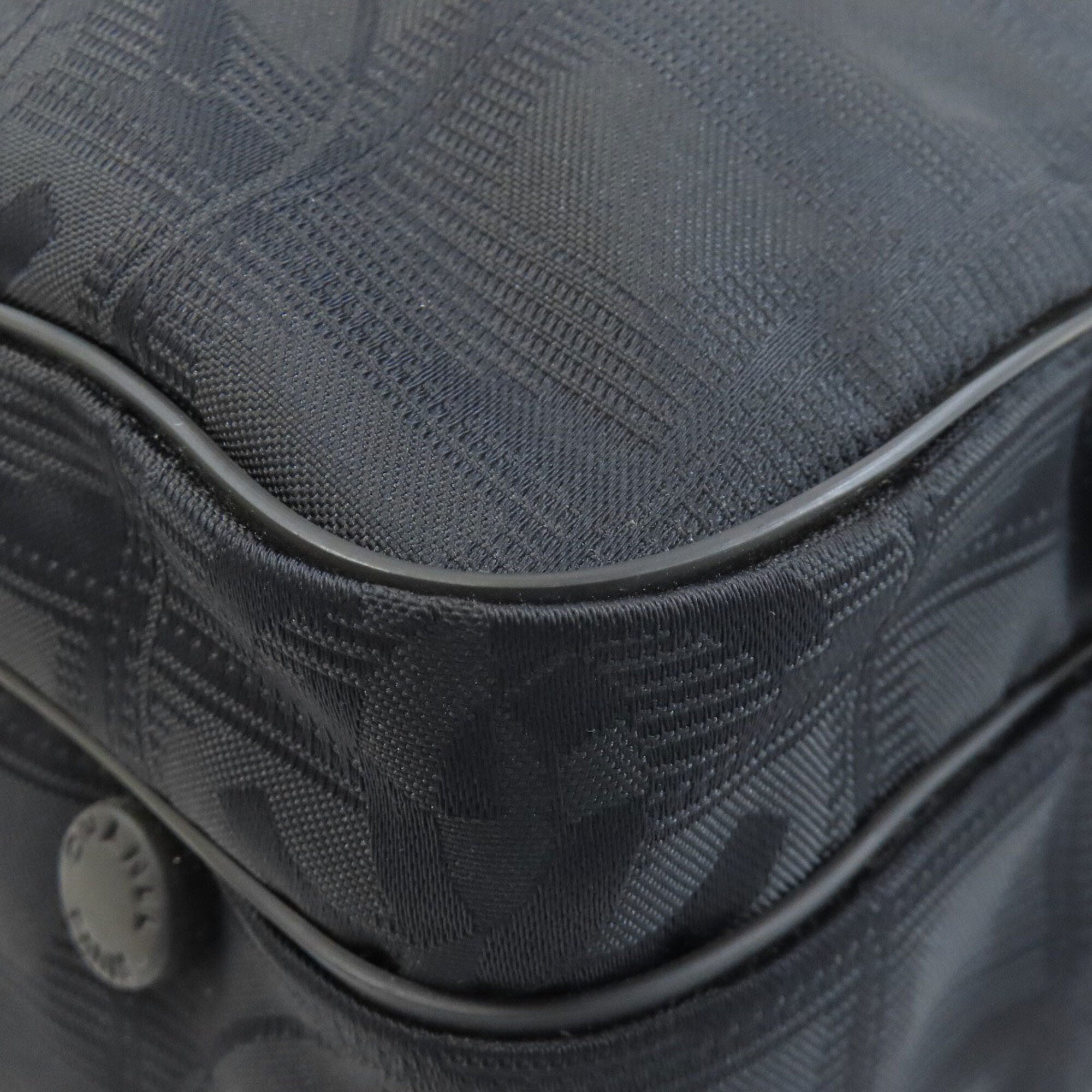 Chanel New Travel Line Black Nylon Jacquard Handbag (Pre-Owned)