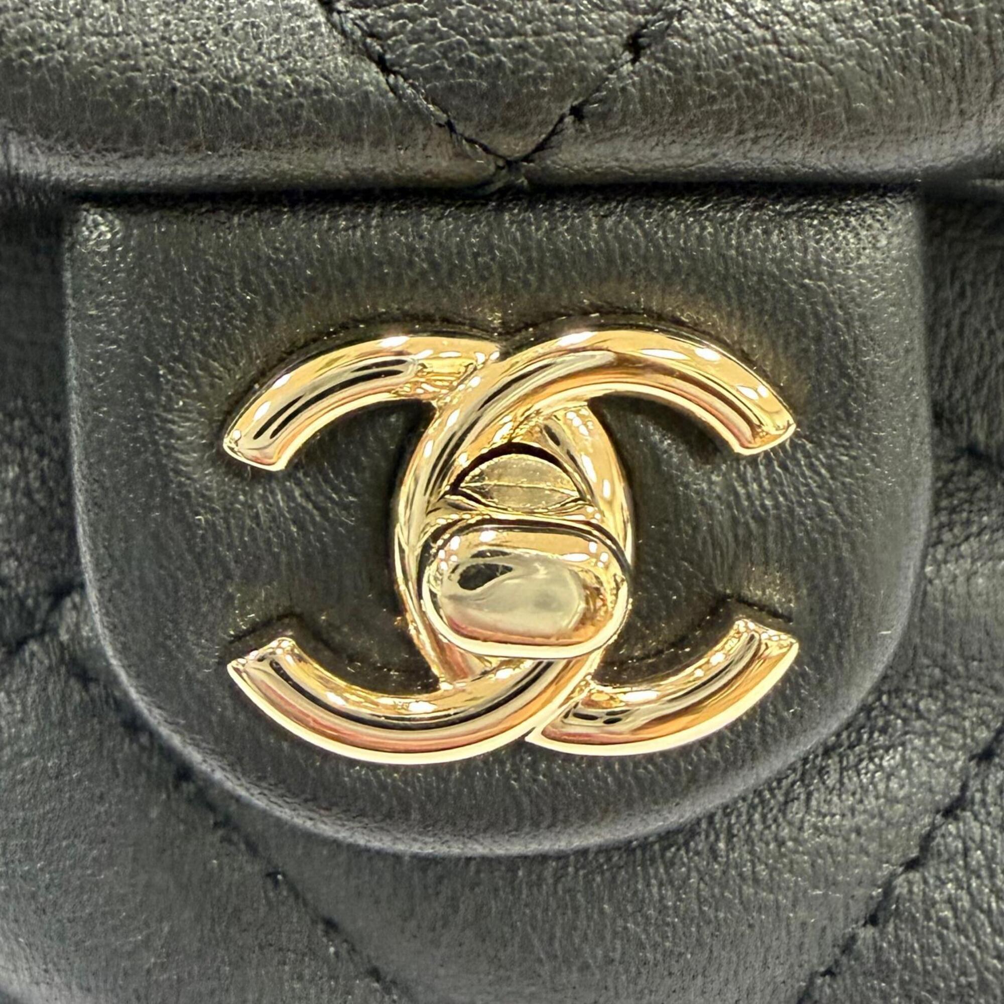 Chanel Black Leather Backpack (Pre-Owned)