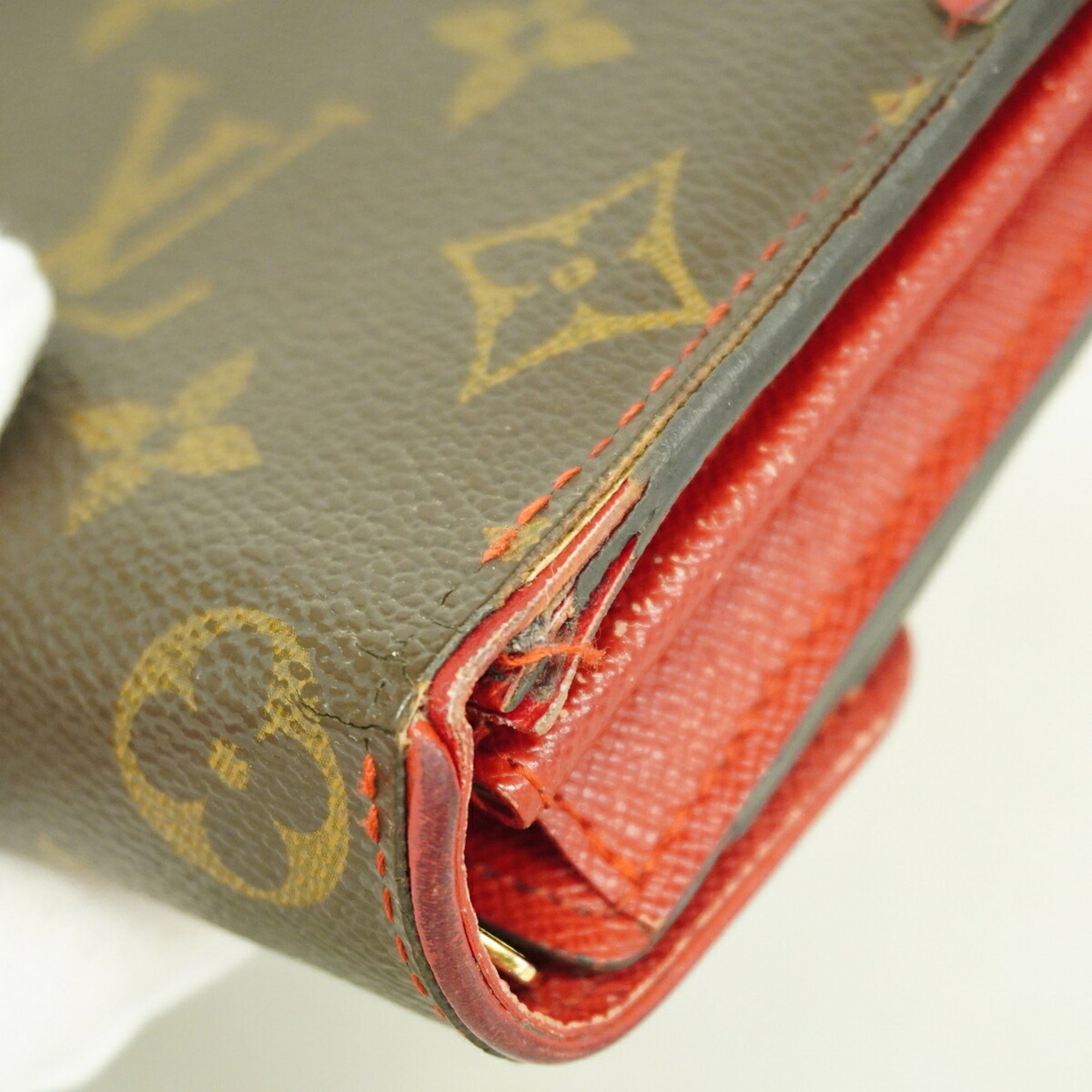 Louis Vuitton Cerise Long Wallet (Bi-Fold) (Pre-Owned)
