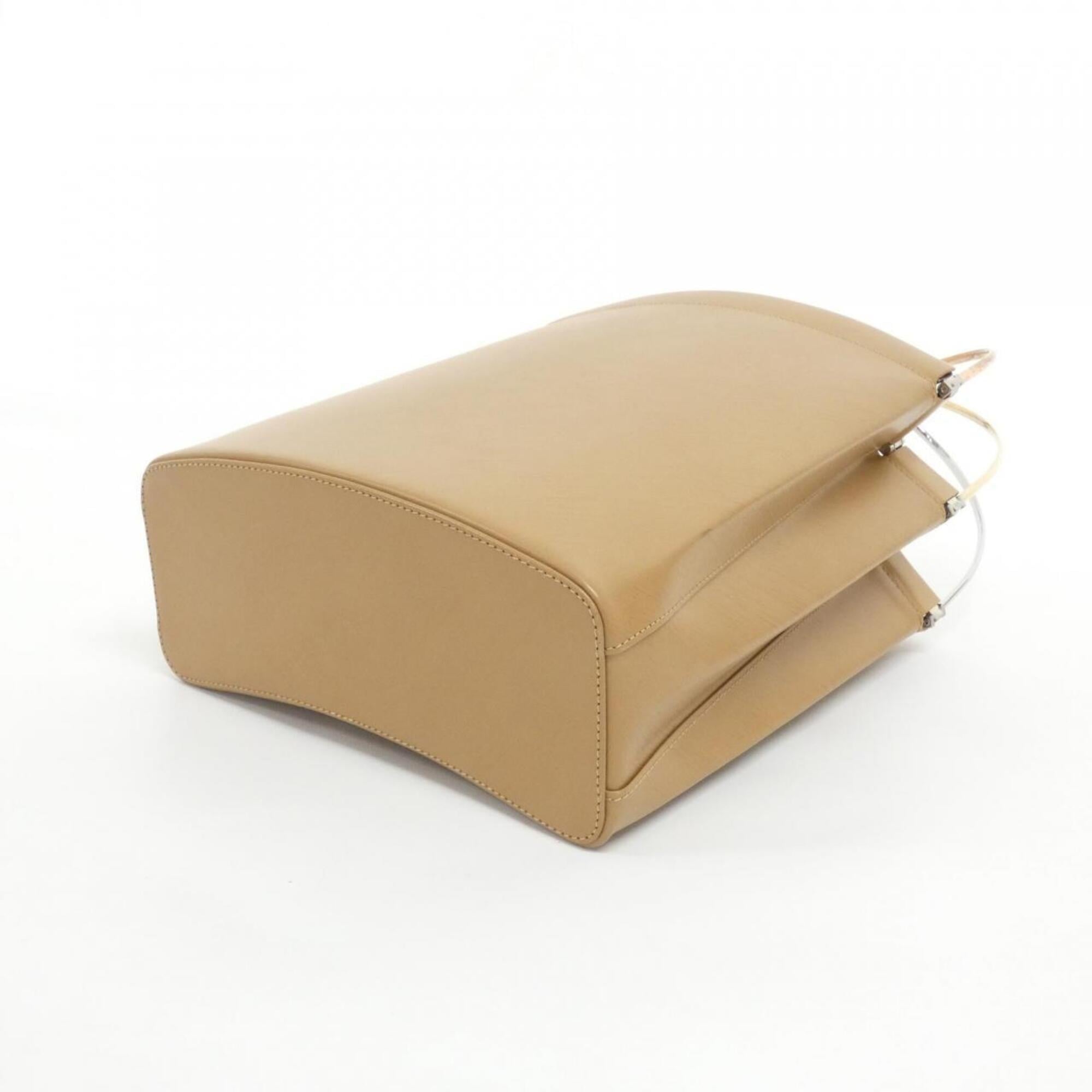 Cartier Beige Pink Leather Handbag (Pre-Owned)