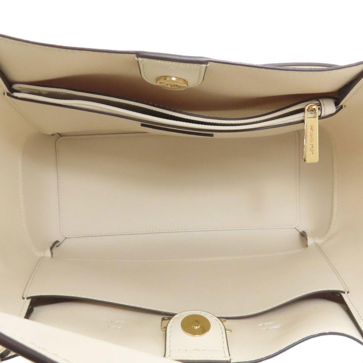 Michael Kors White Pvc Tote Bag (Pre-Owned)