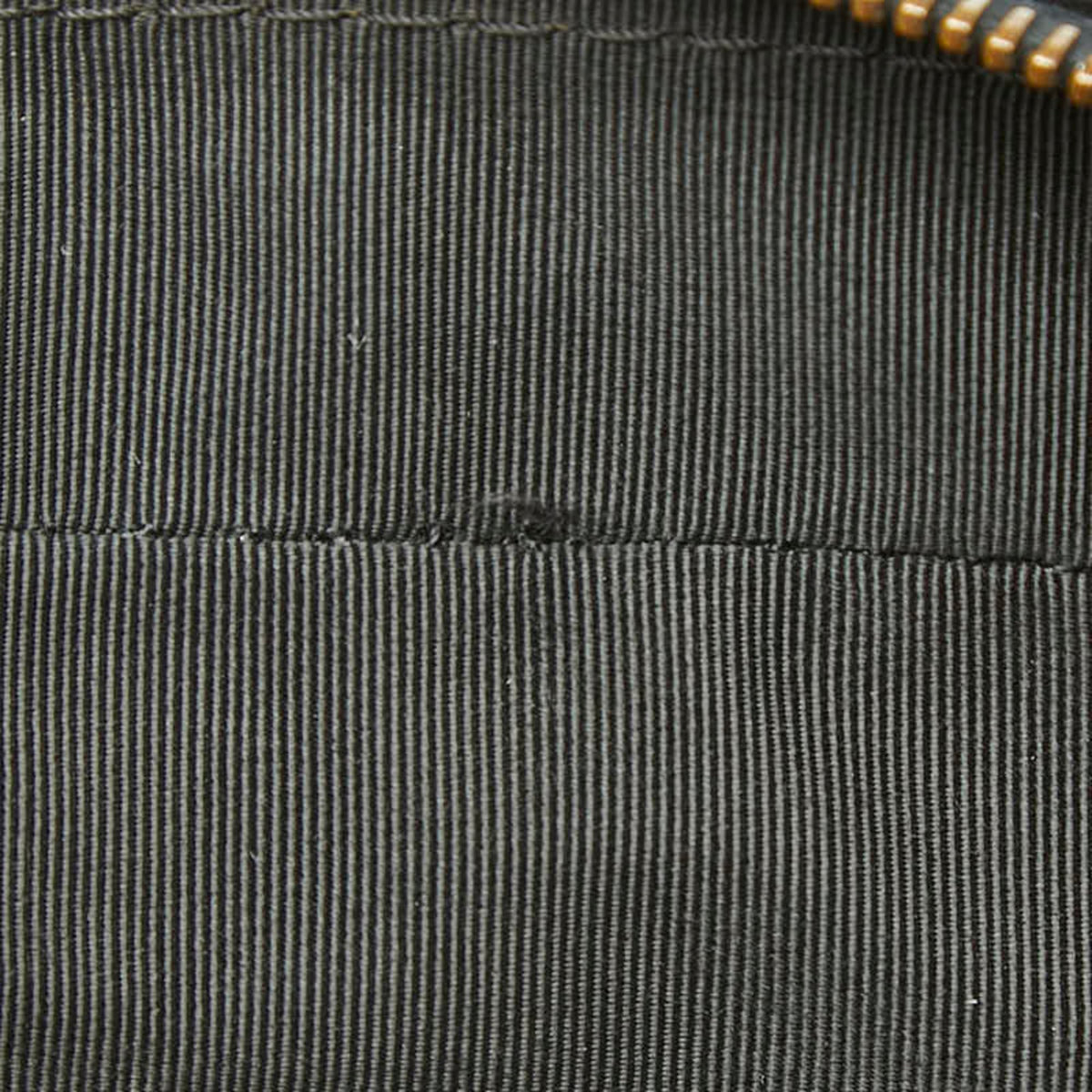 Chanel Black Leather Boston Bag Handbag (Pre-Owned)