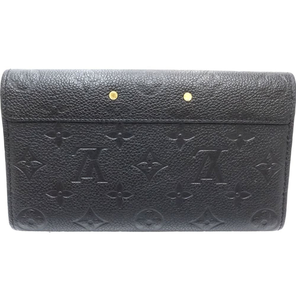 Louis Vuitton Noir Monogram Empreinte Wallet (Bi-Fold) (Pre-Owned)