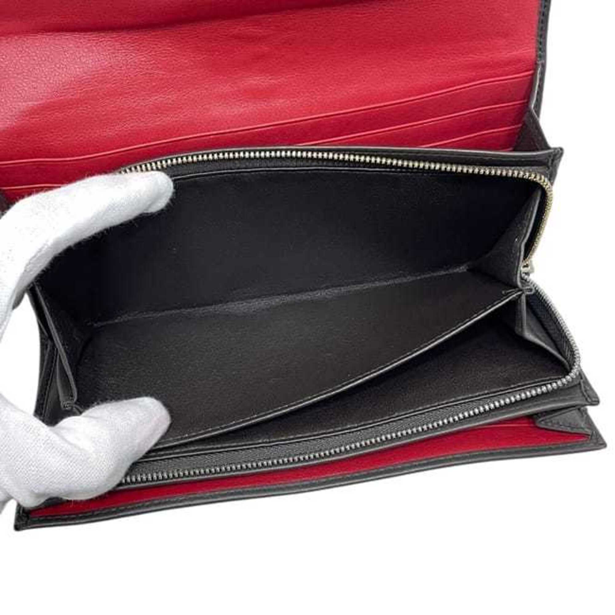 Bally Brown Leather Long Wallet (Bi-Fold) (Pre-Owned)