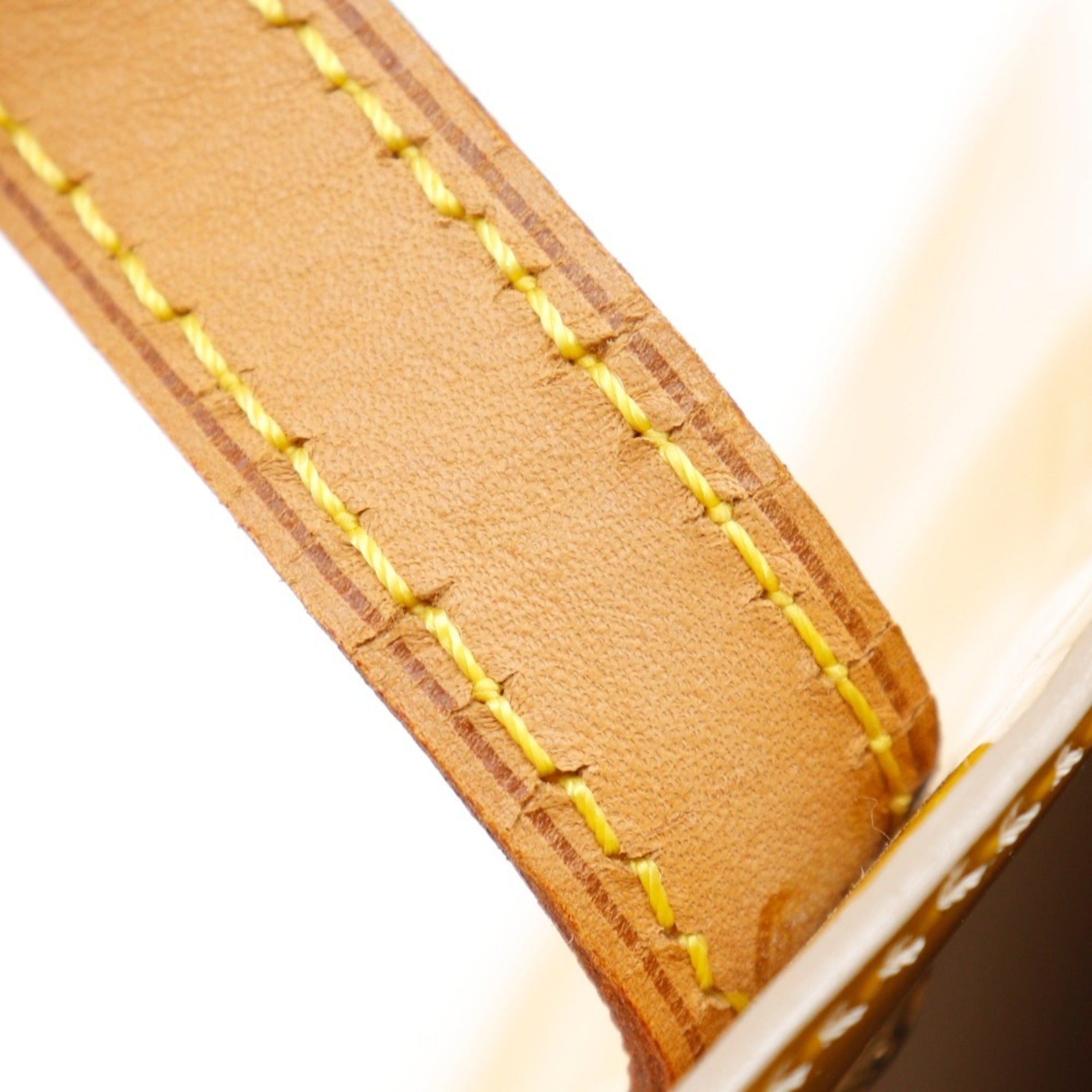 Louis Vuitton Beige Yellow Monogram Vernis Boston Bag Tote Bag (Pre-Owned)