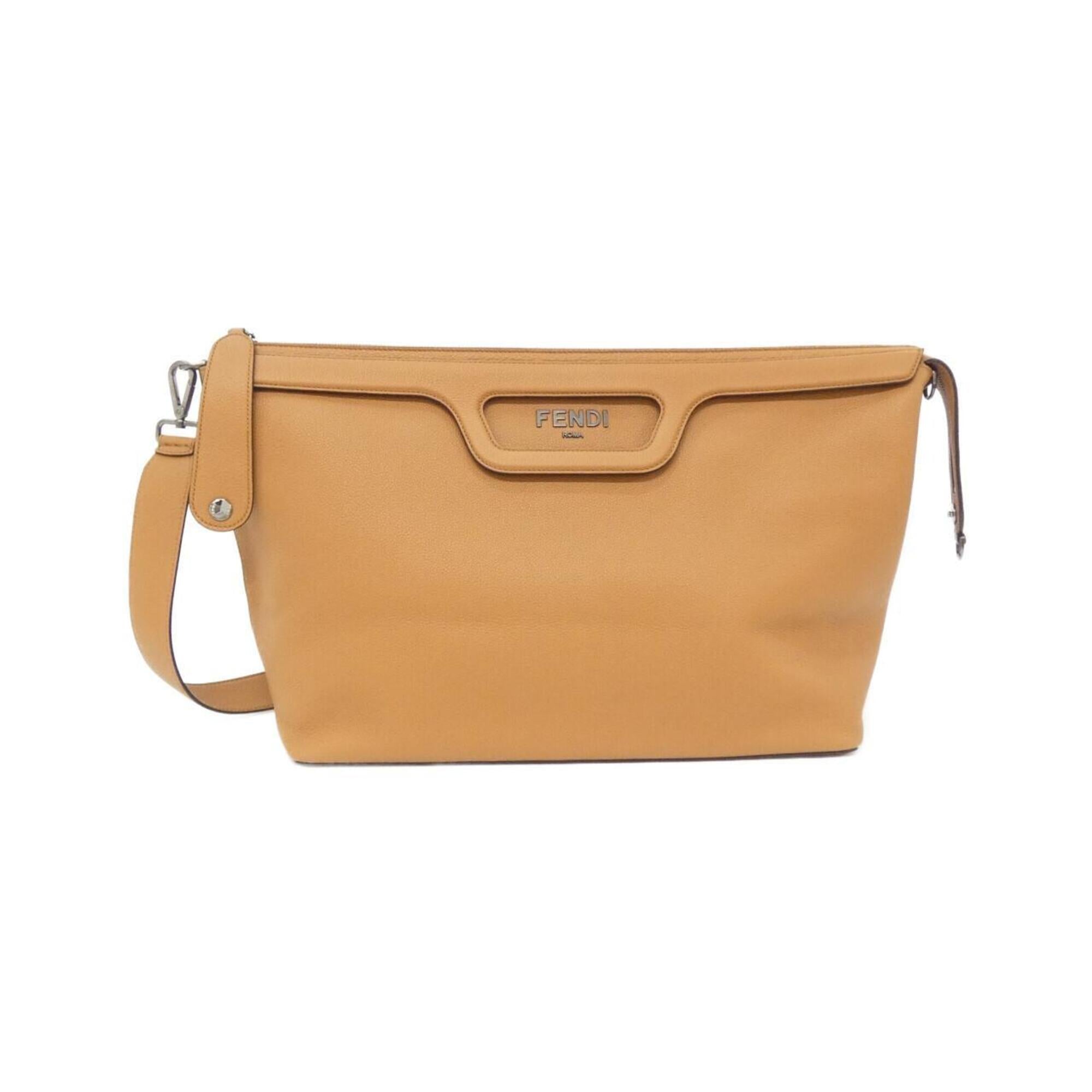 Fendi Brown Leather Handbag (Pre-Owned)