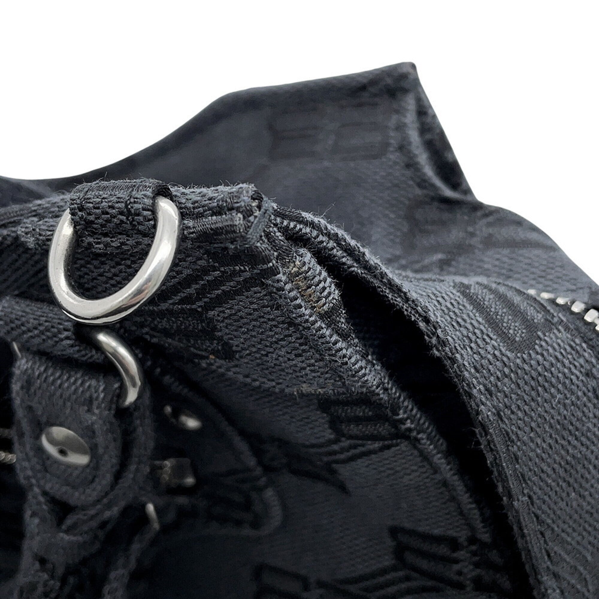 Balenciaga Gray Canvas Handbag Shoulder Bag (Pre-Owned)