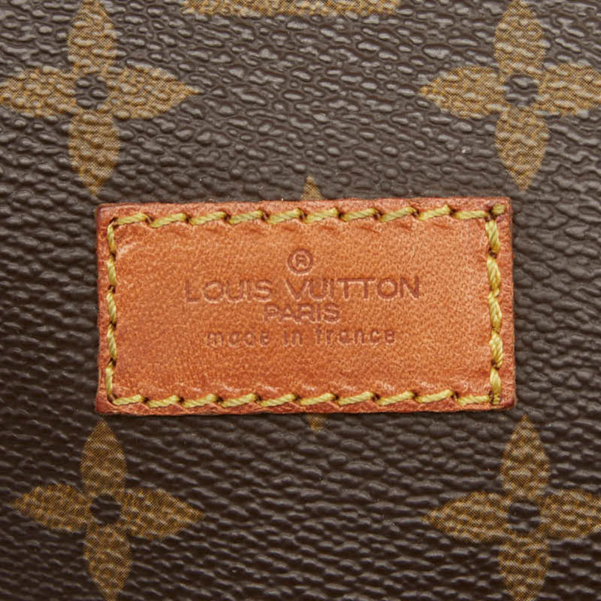 Louis Vuitton Brown Pvc Leather Shoulder Bag (Pre-Owned)