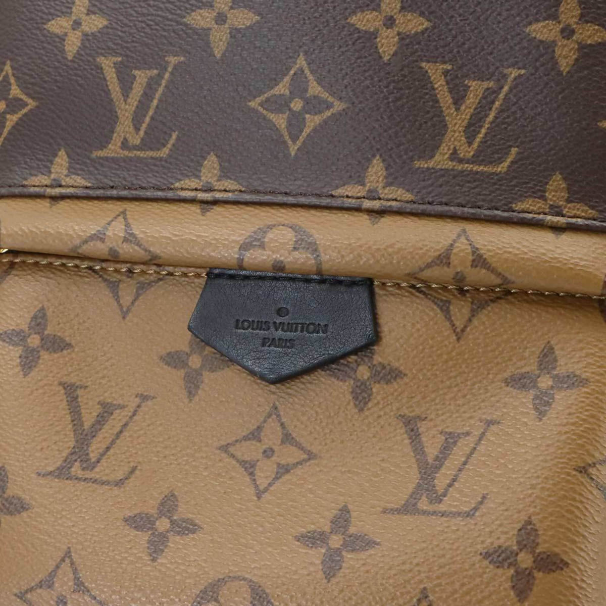 Louis Vuitton Brown Monogram Reverse Monogram Reverse Monogram Canvas Backpack (Pre-Owned)