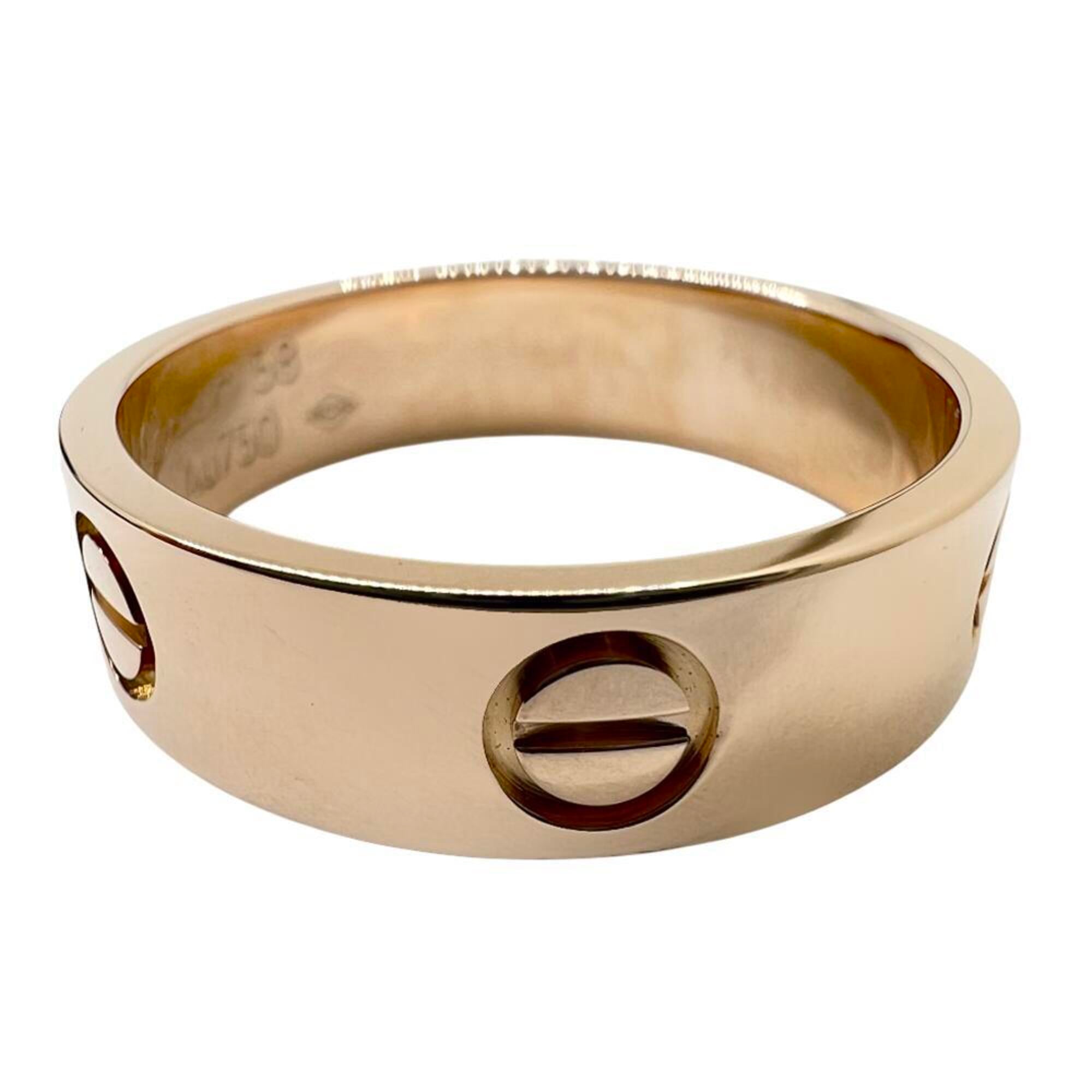Cartier Love Pink Gold Pink Gold (18K) Band Ring (Pre-Owned)