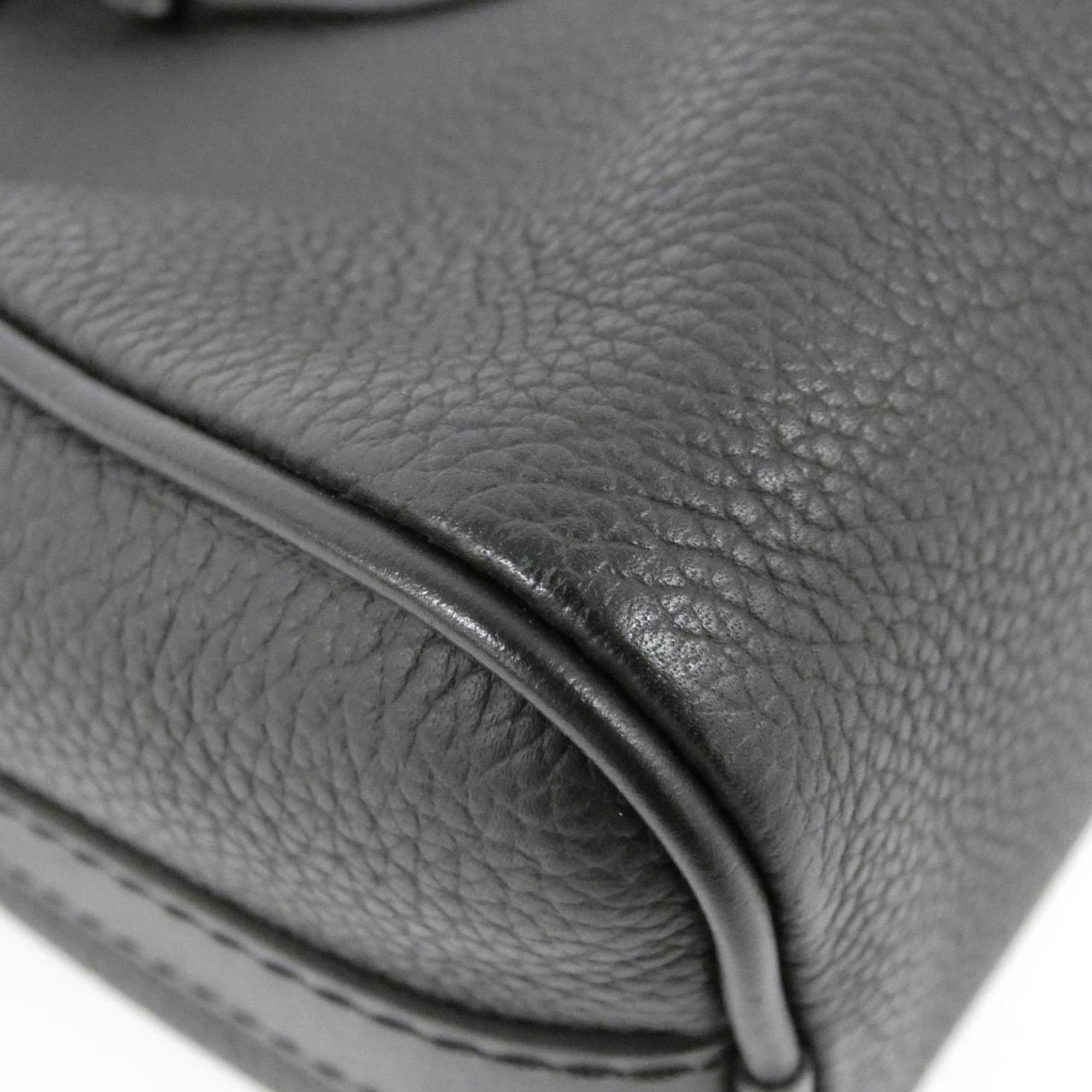 Louis Vuitton Black Leather Boston Bag (Pre-Owned)