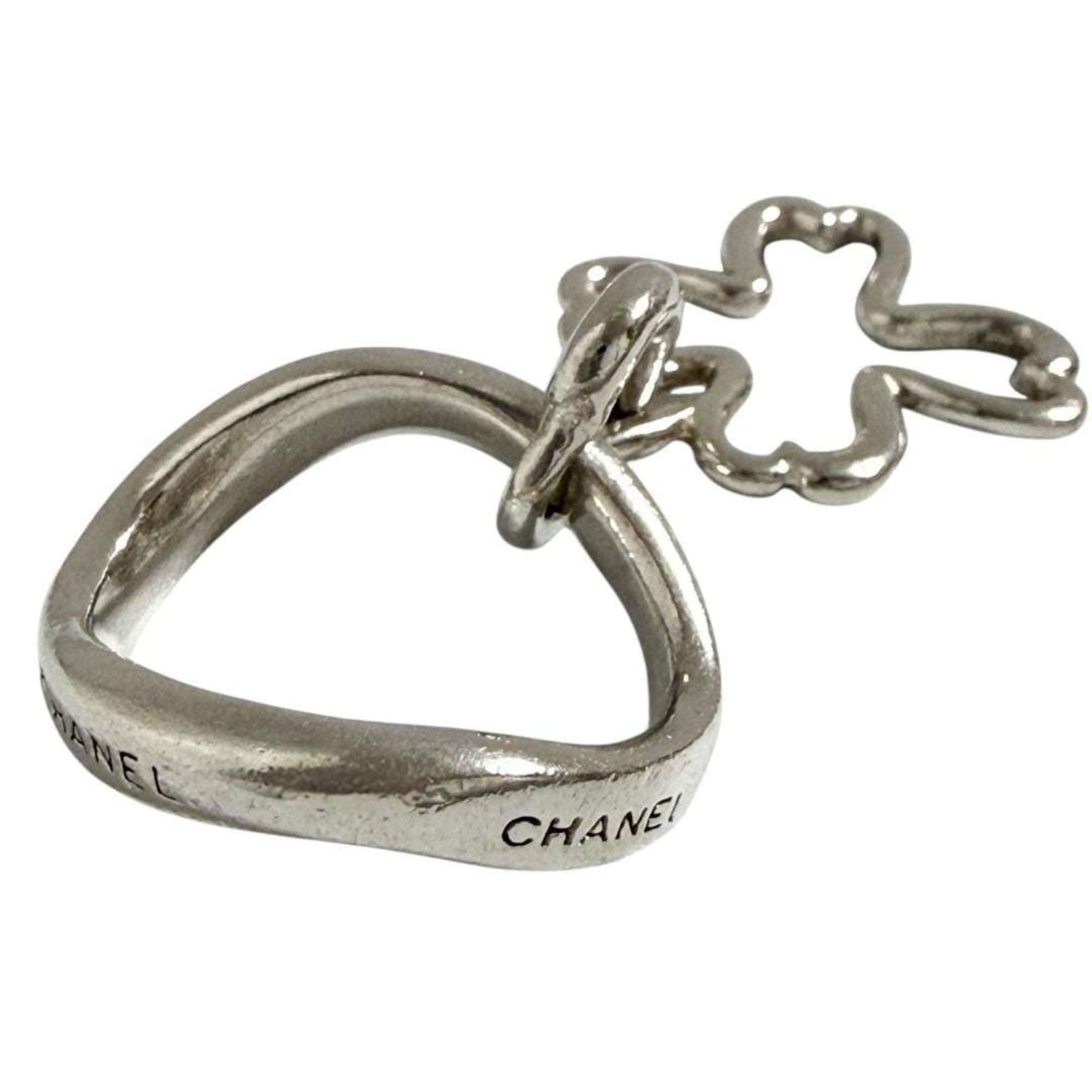 Chanel Silver 925 Band Ring (Pre-Owned)