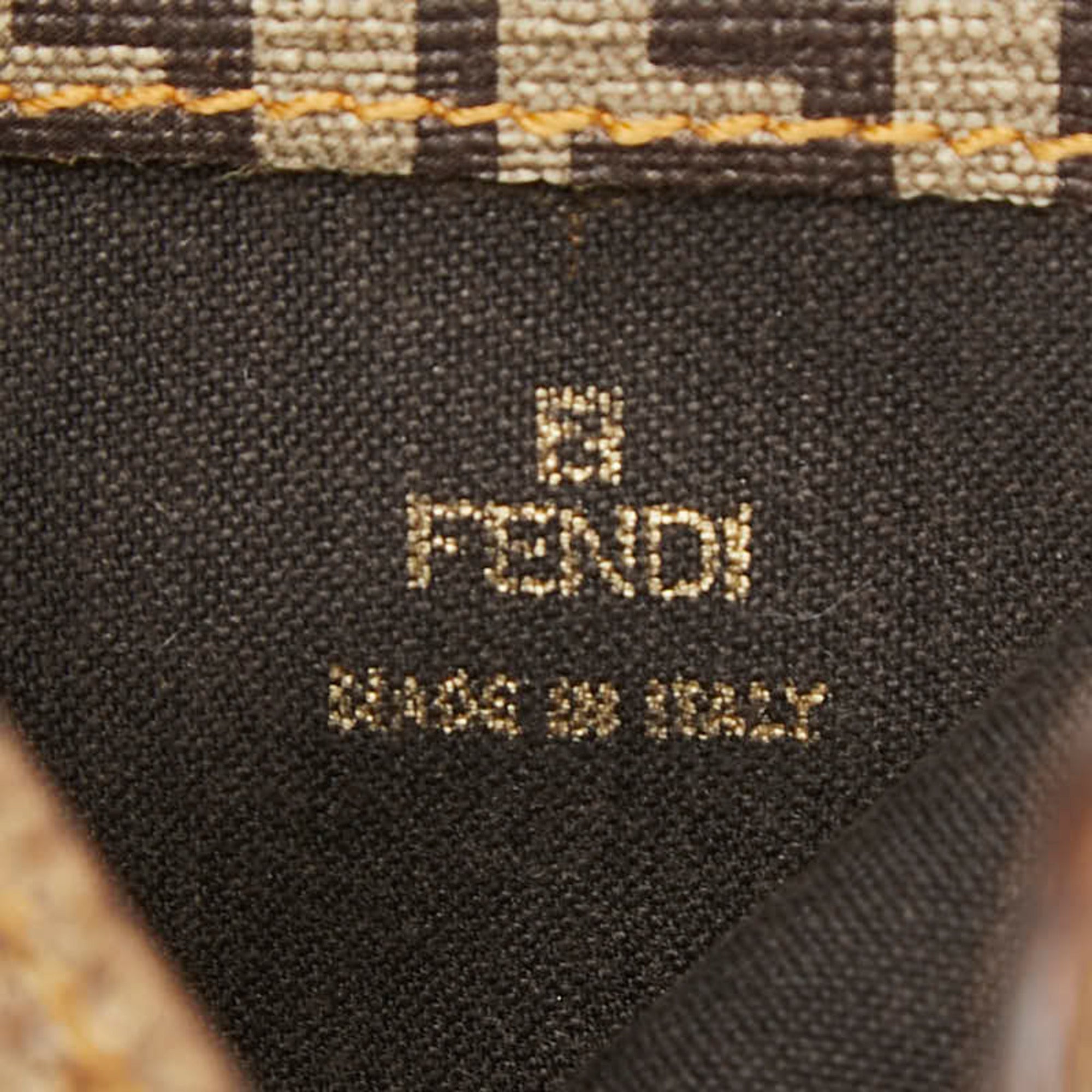 Fendi Gold Leather Wallet (Bi-Fold) (Pre-Owned)