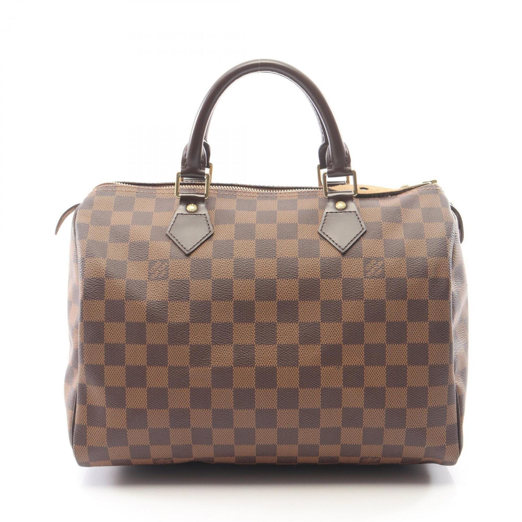 Louis Vuitton Brown Coated Canvas Leather Handbag (Pre-Owned)
