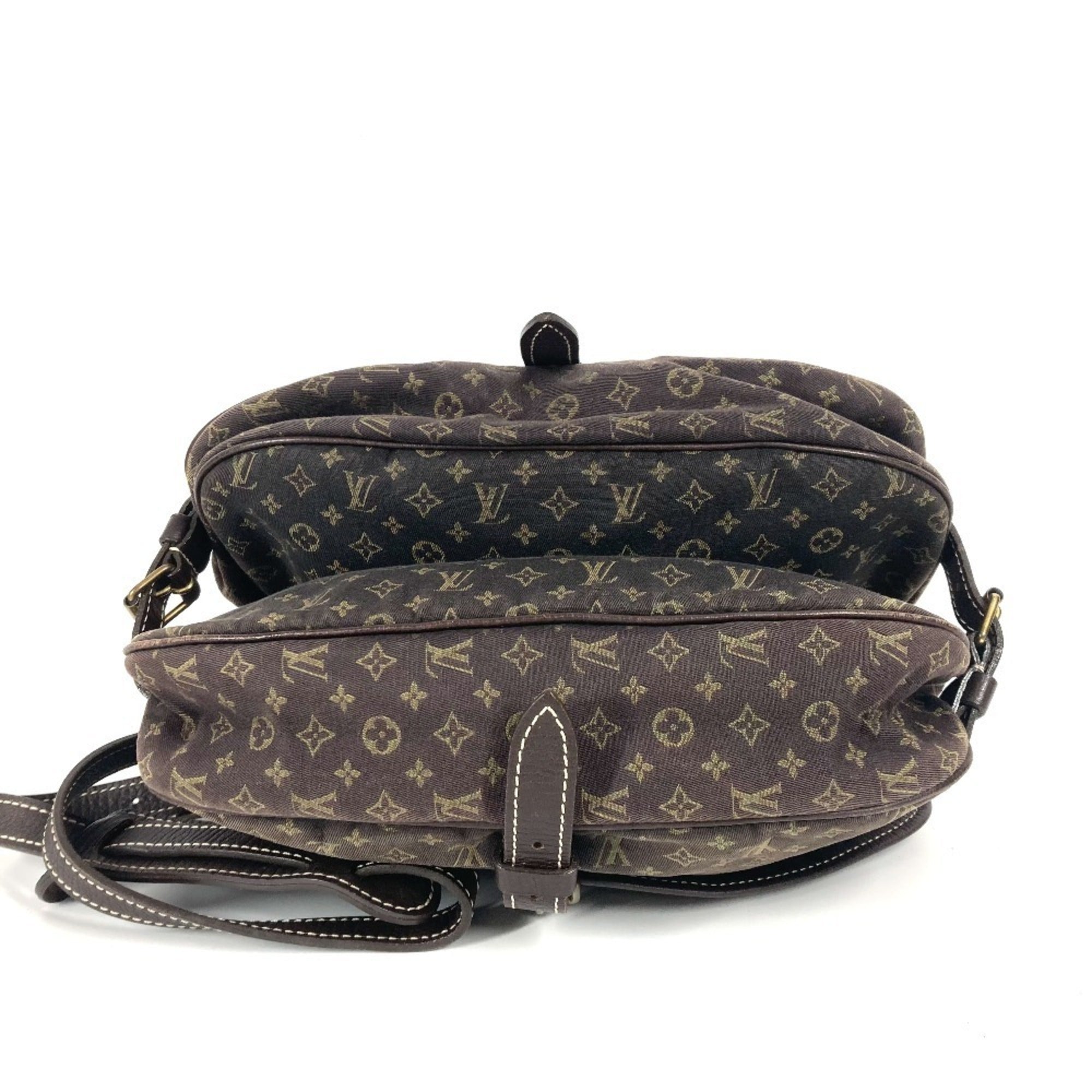 Louis Vuitton Brown Fusain Monogram Mini Lin Shoulder Bag (Pre-Owned)