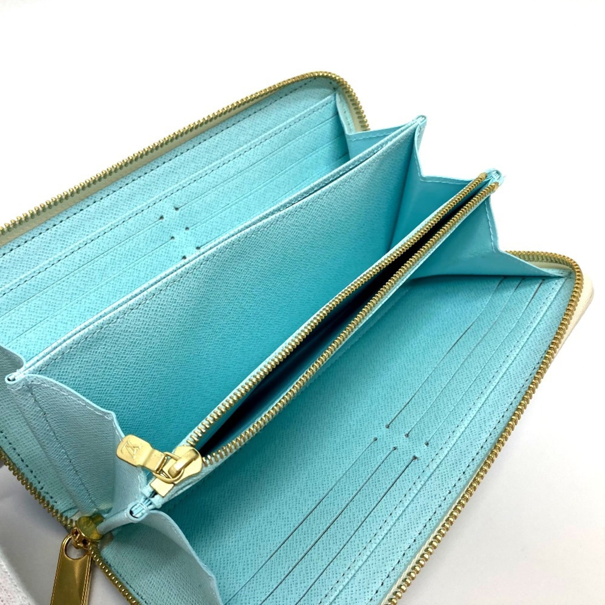 Louis Vuitton Monogram Blue Monogram Long Wallet (Bi-Fold) (Pre-Owned)
