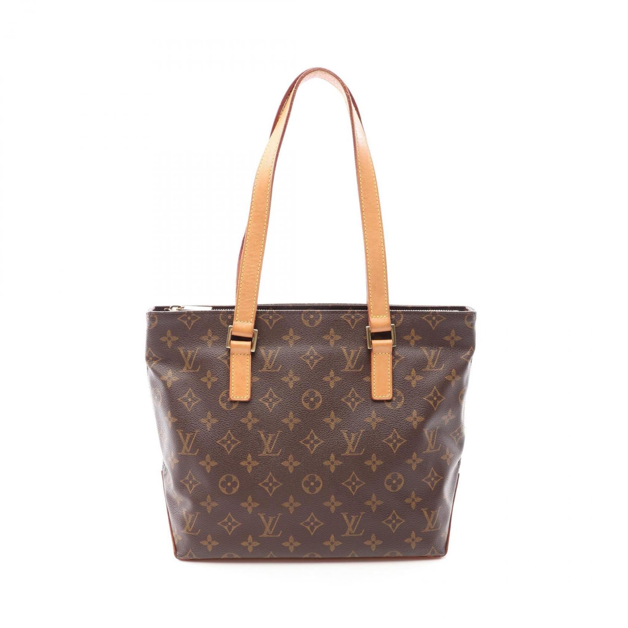 Louis Vuitton Brown Coated Canvas Pvc Monogram Leather Handbag Shoulder Bag (Pre-Owned)