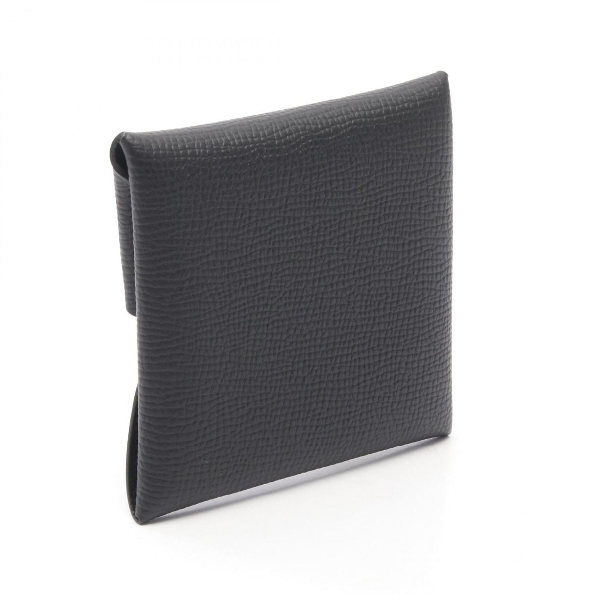 Hermes Black Epsom Leather Coin Purse/Coin Case (Pre-Owned)