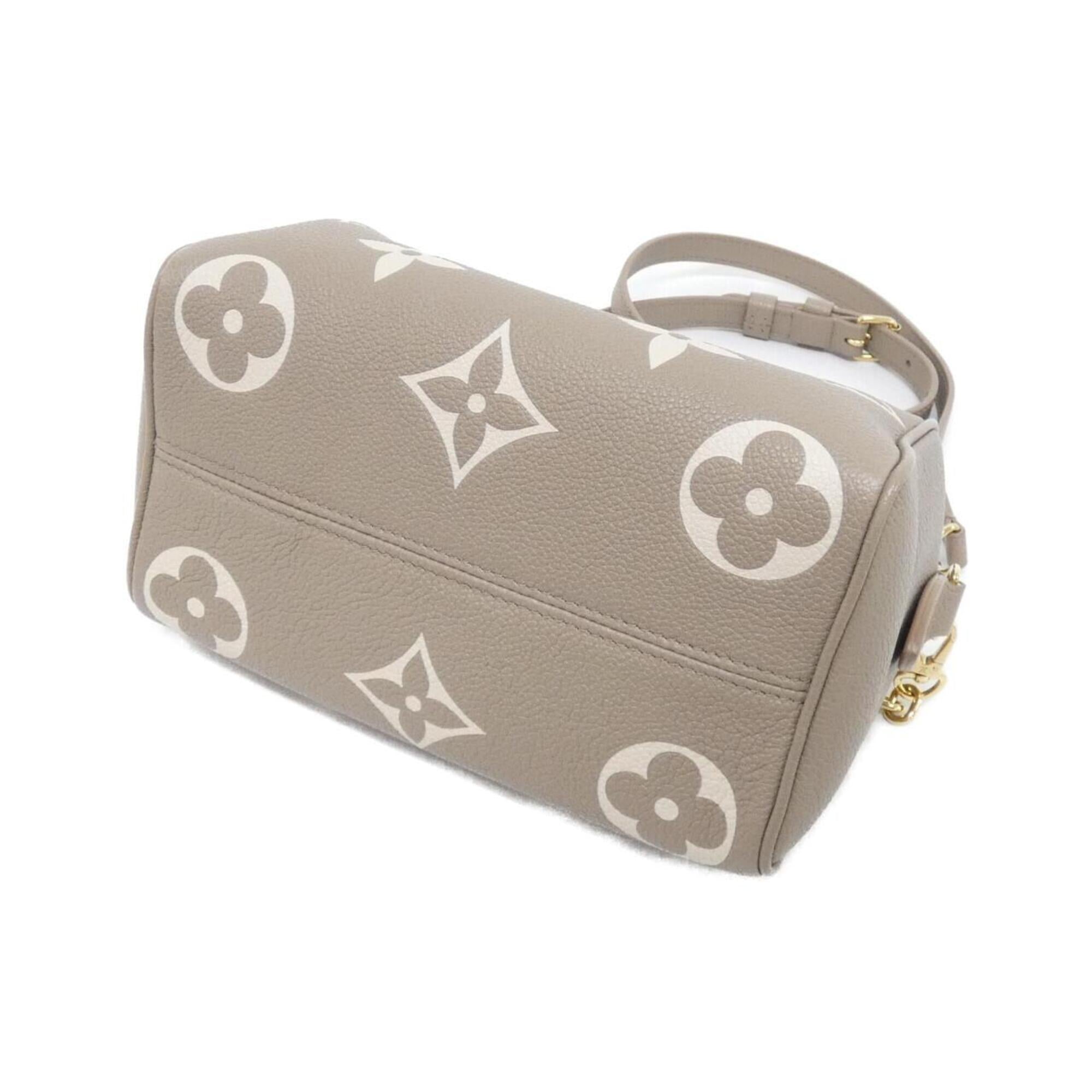 Louis Vuitton Monogram Empreinte Beige Tourterelle Leather Boston Bag (Pre-Owned)