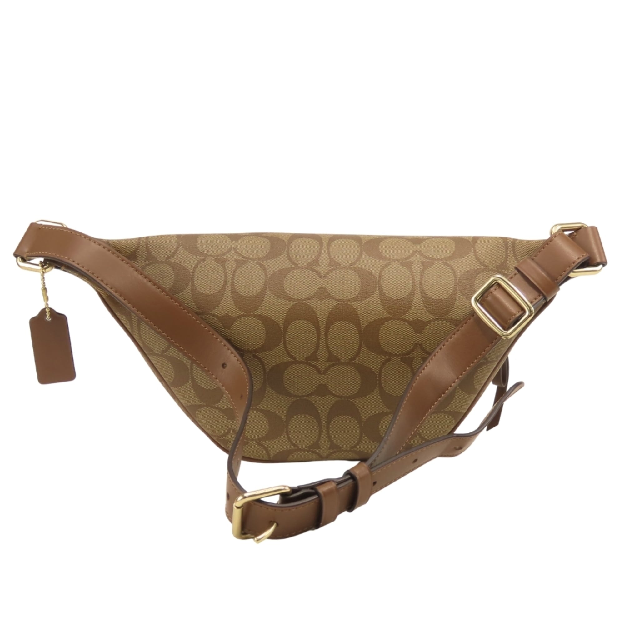 Coach Brown Pvc Leather Sling Bag (Pre-Owned)