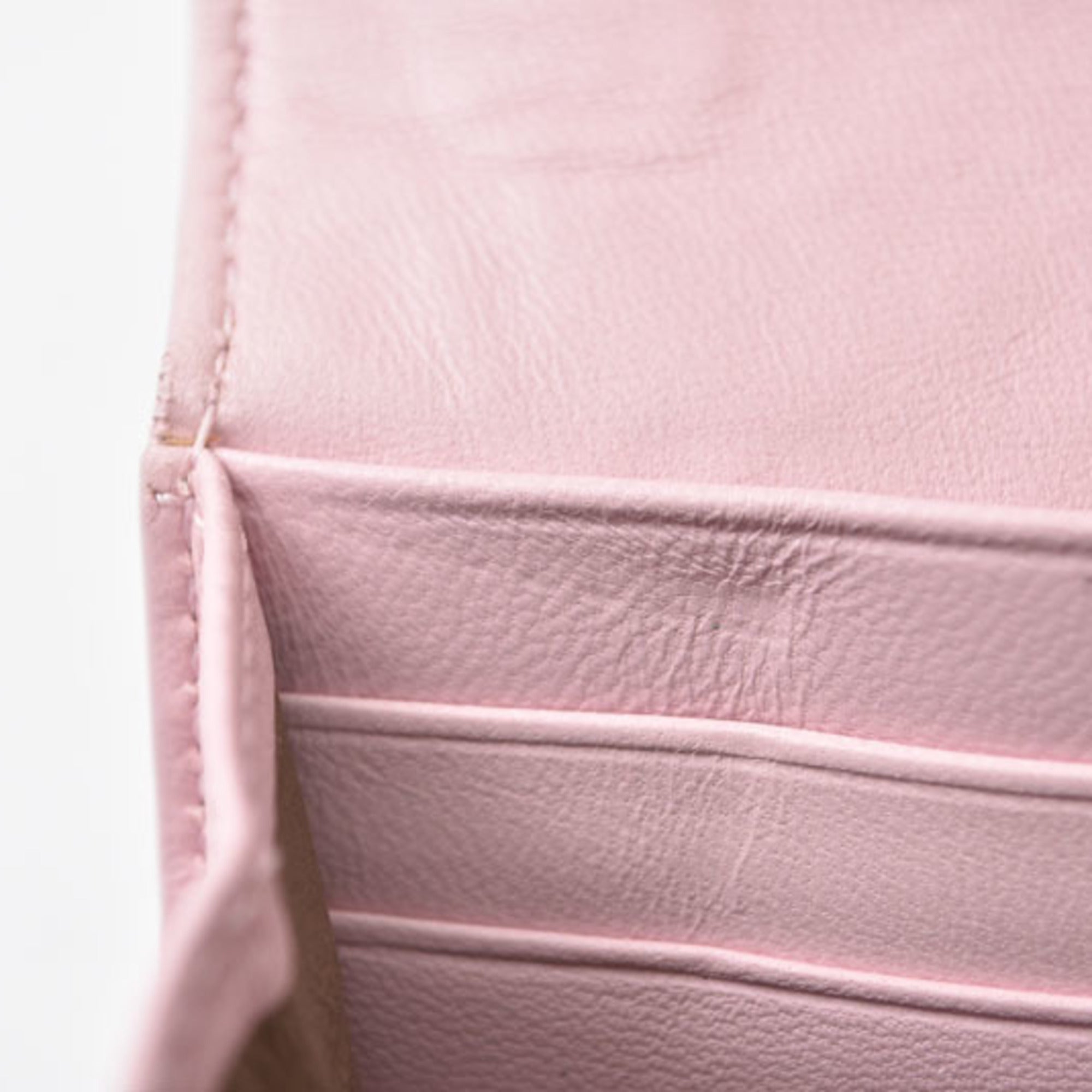 Bottega Veneta Pink Embroidery Coin Purse/Coin Case (Pre-Owned)