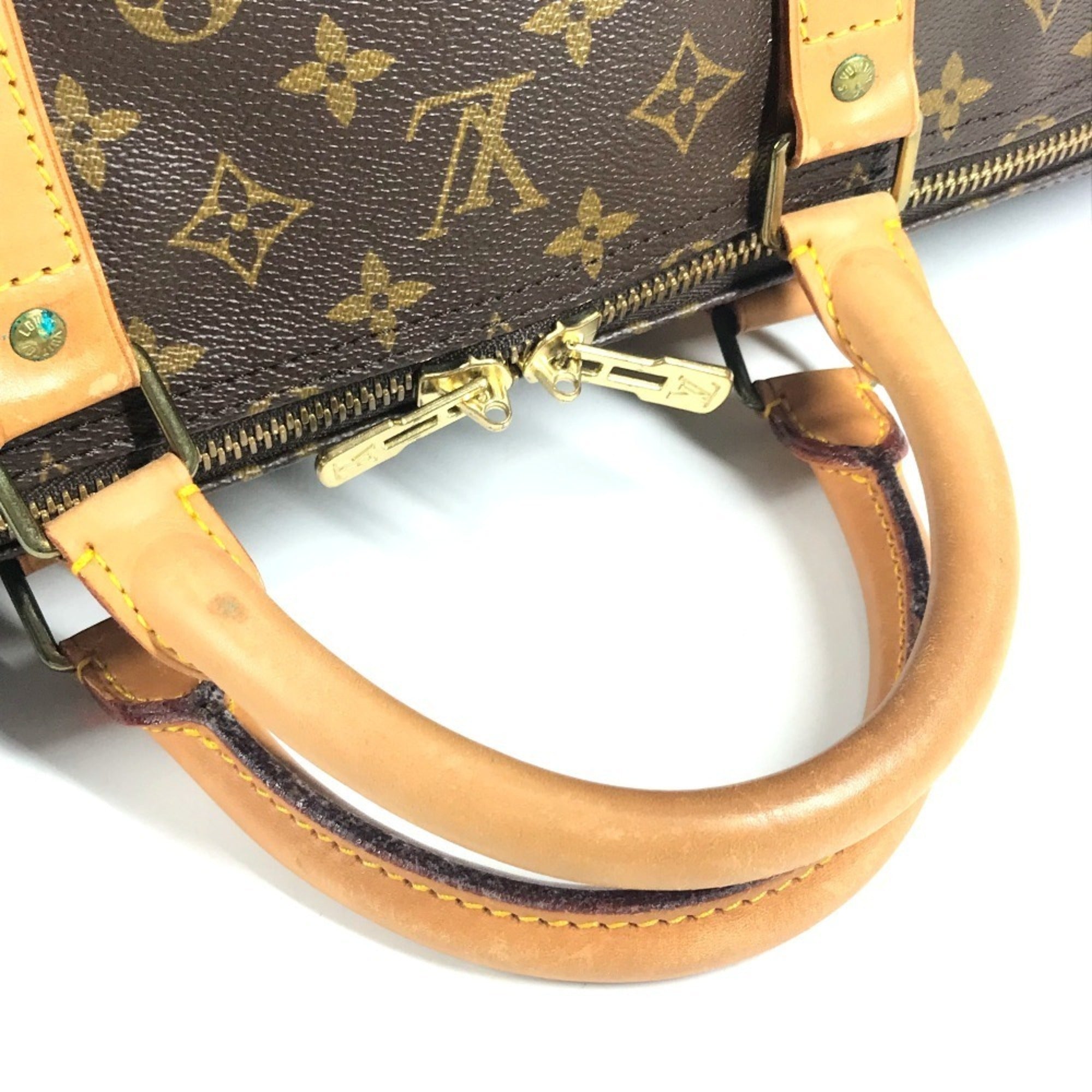 Louis Vuitton Brown Monogram Monogram Boston Bag Handbag (Pre-Owned)