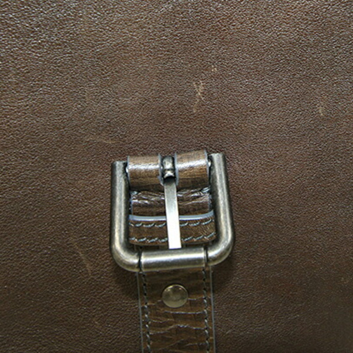 Dolce & Gabbana Dark Brown Leather Shoulder Bag (Pre-Owned)